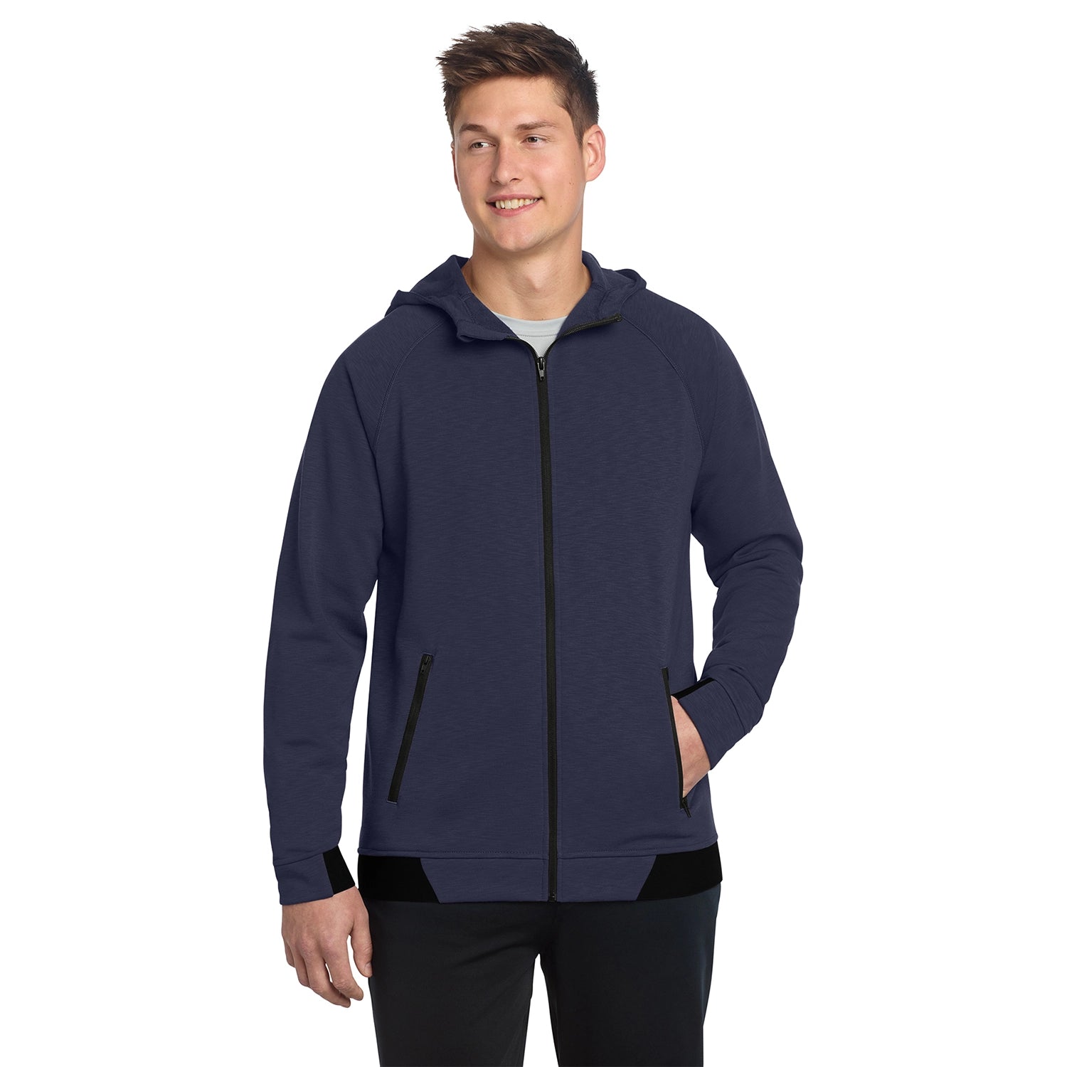 SportTek Decorated PosiCharge Strive Hooded FullZip