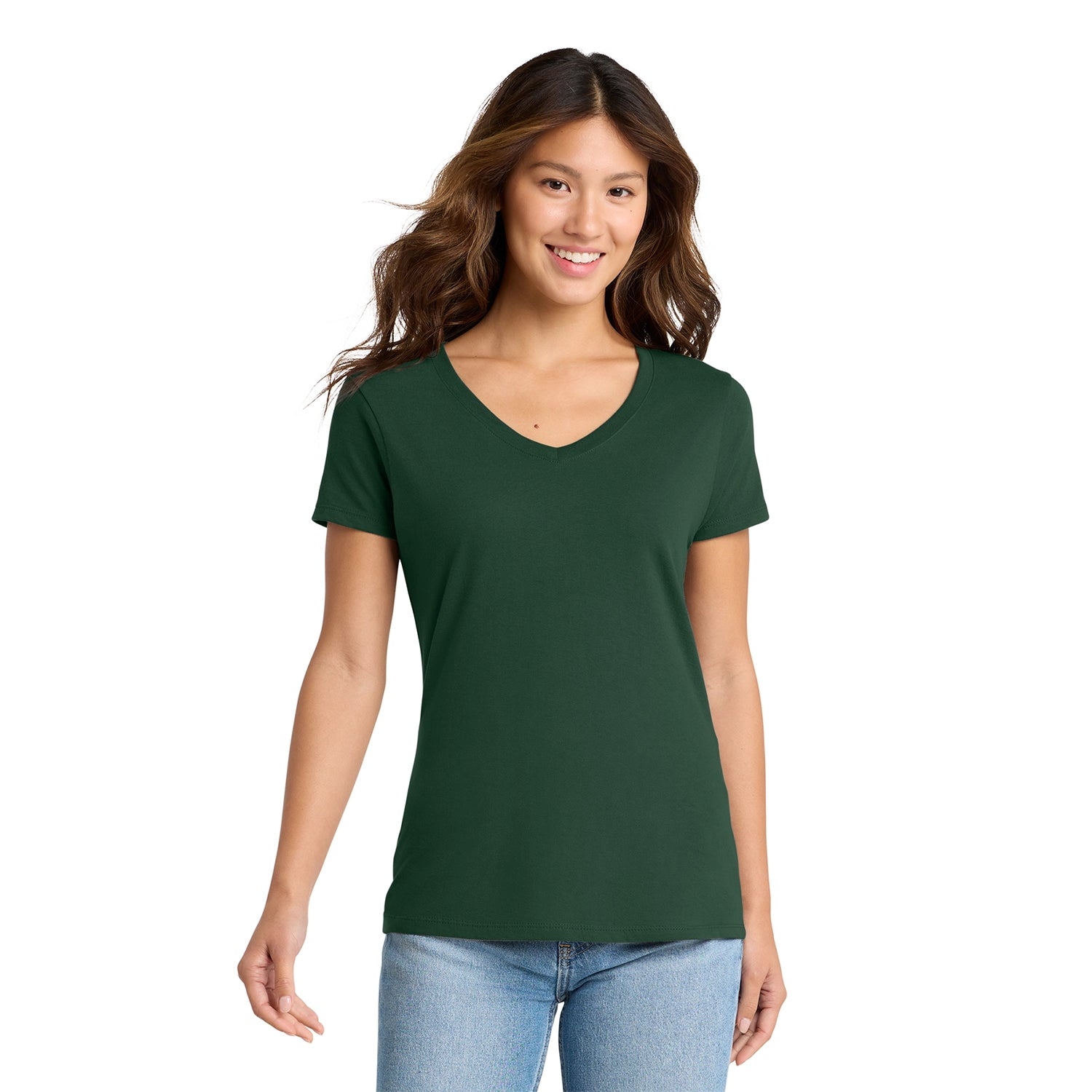 Port & Co Decorated Women's Fan Favorite VNeck Tee