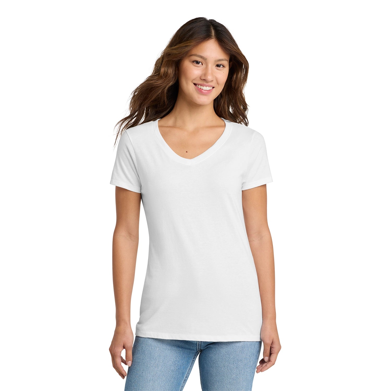 Port & Co Decorated Women's Fan Favorite VNeck Tee