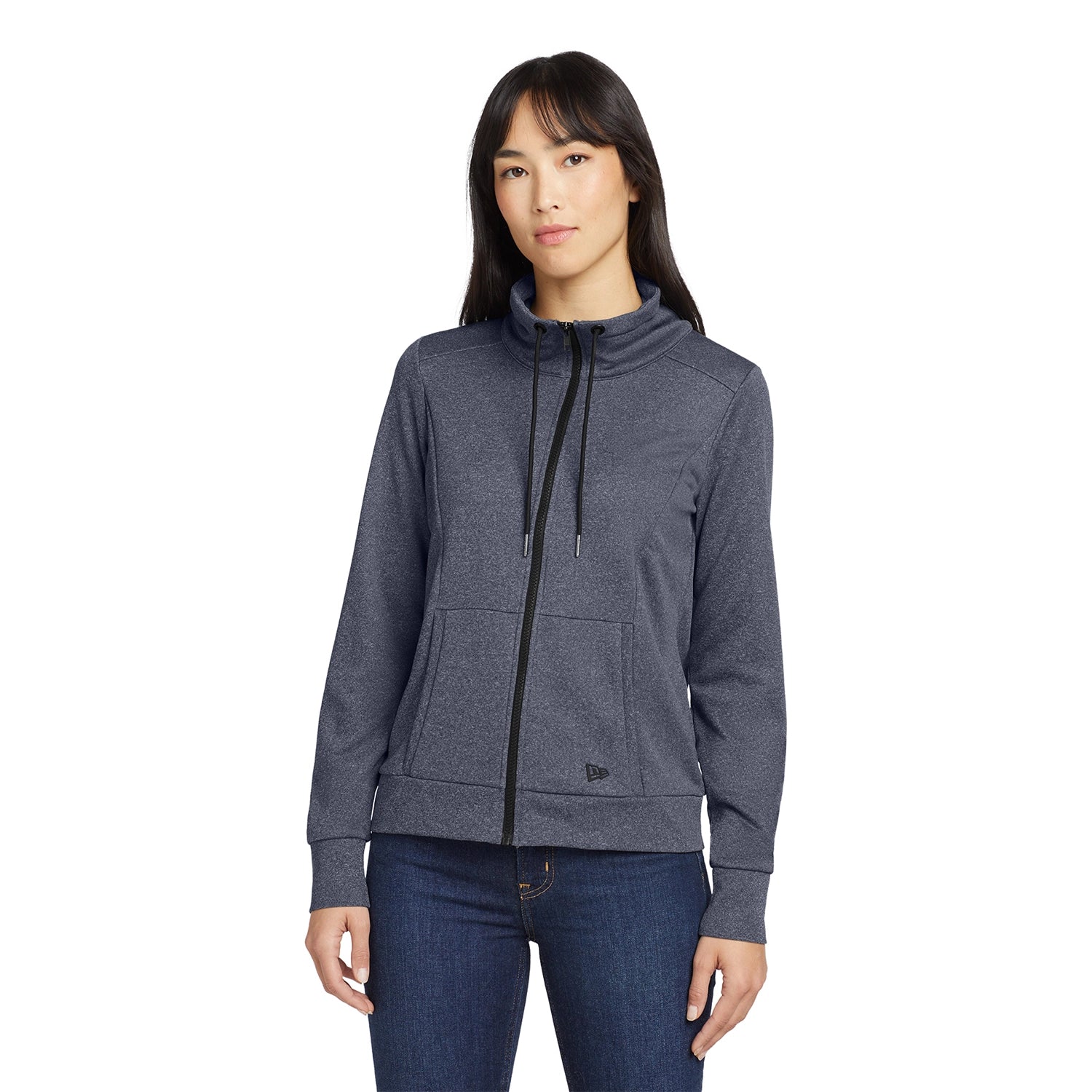 New Era Women's Performance Terry Embroidered FullZip Cowl