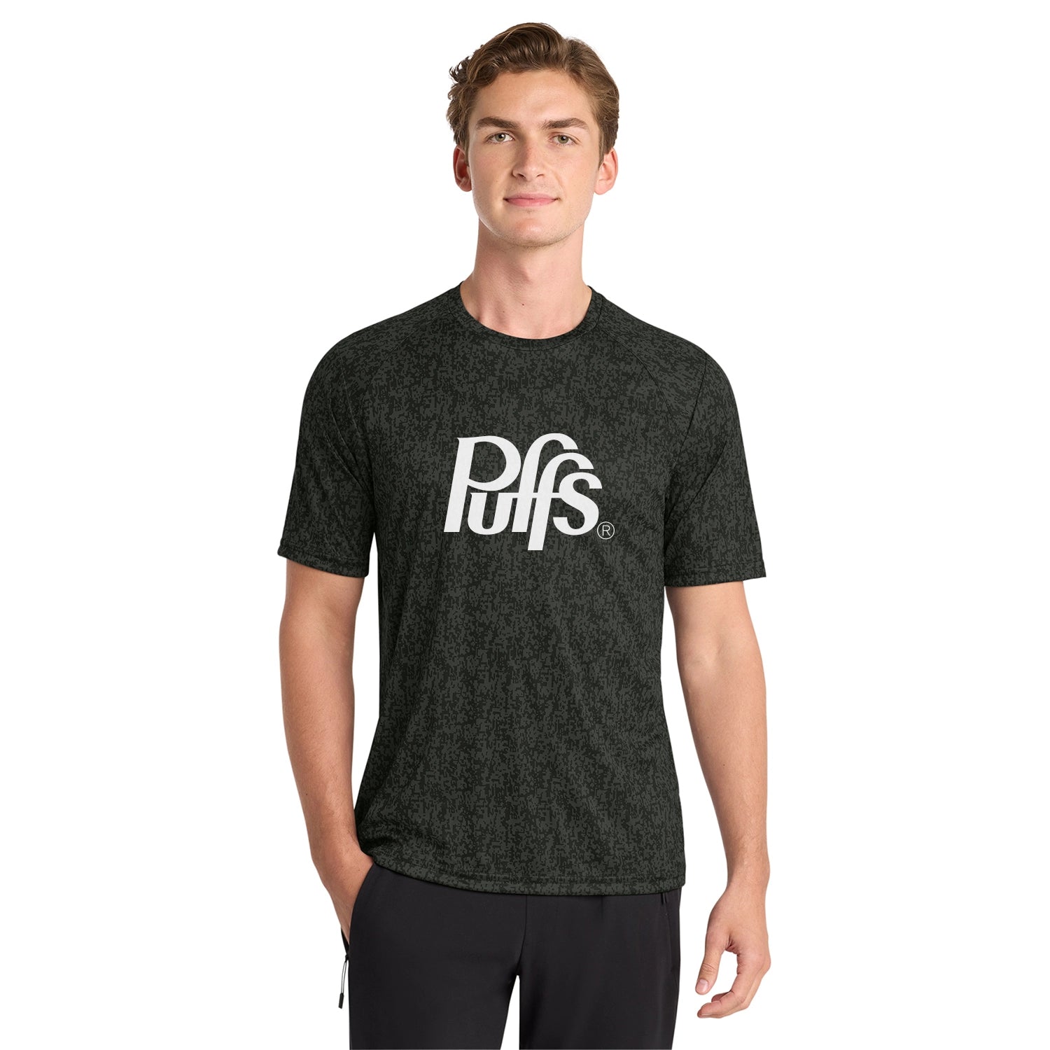 SportTek Decorated Digi Camo Tee