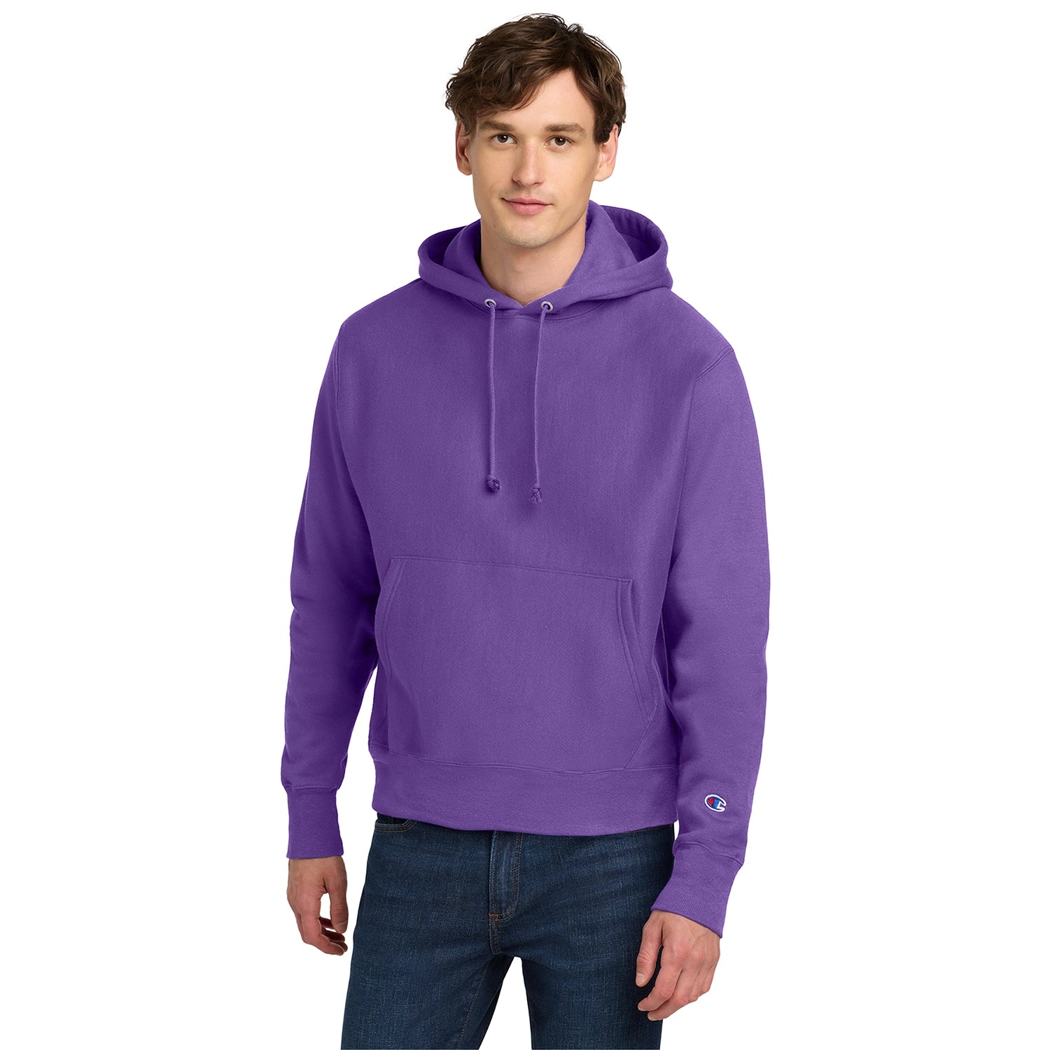 Champion Decorated Reverse Weave Hooded Sweatshirt