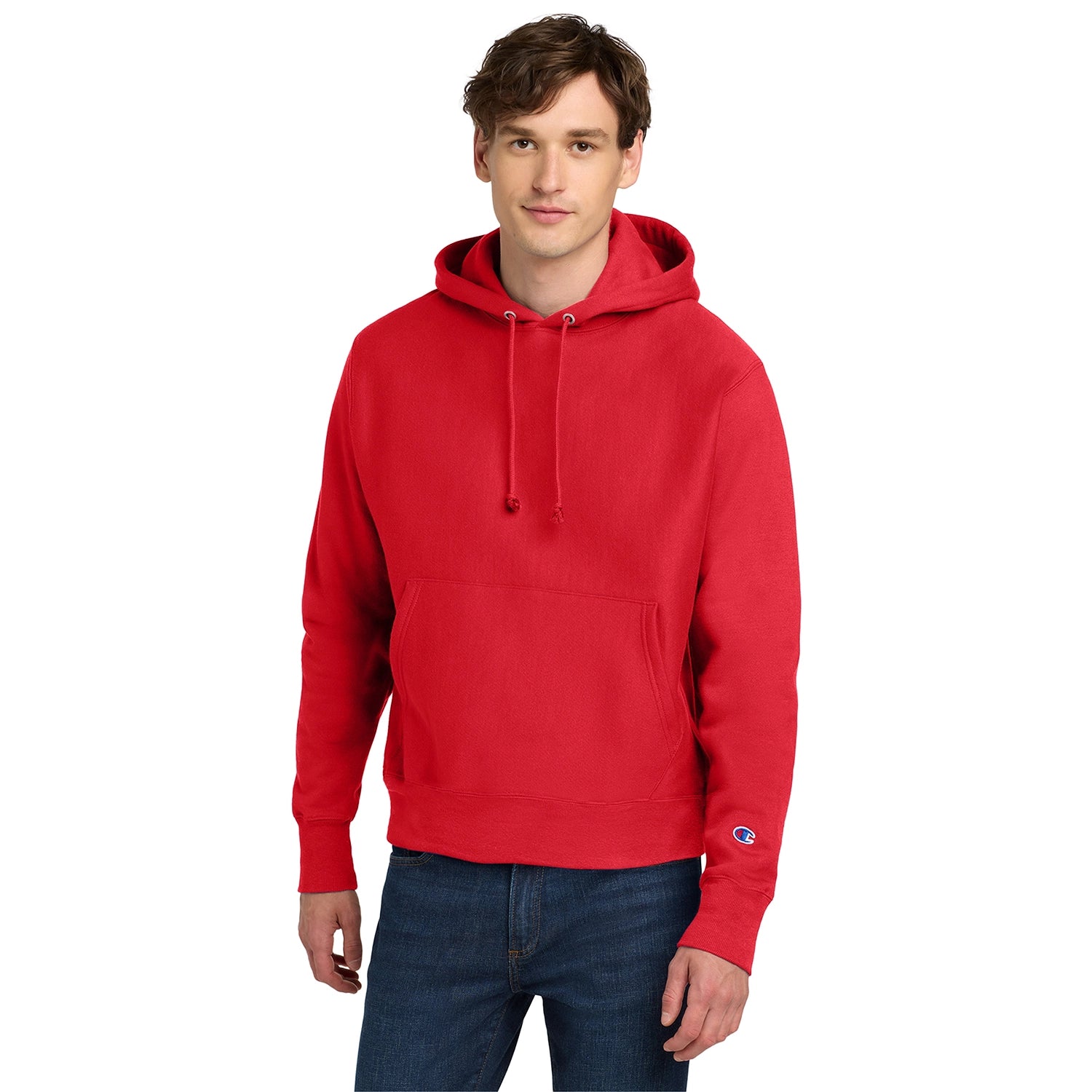 Champion Decorated Reverse Weave Hooded Sweatshirt