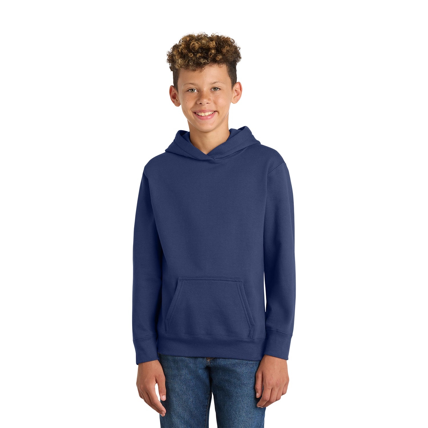 Port & Co Decorated Youth Fan Favorite Fleece Pullover Hooded Sweatshirt