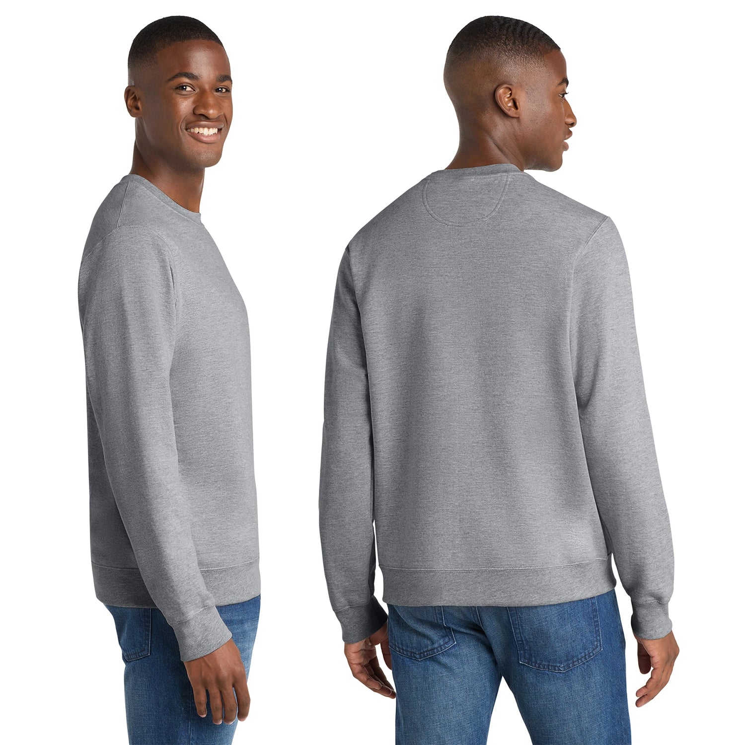 Port & Co Decorated Fan Favorite Fleece Crewneck Sweatshirt