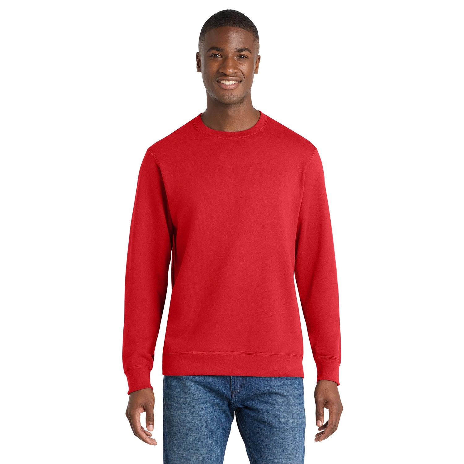 Port & Co Decorated Fan Favorite Fleece Crewneck Sweatshirt
