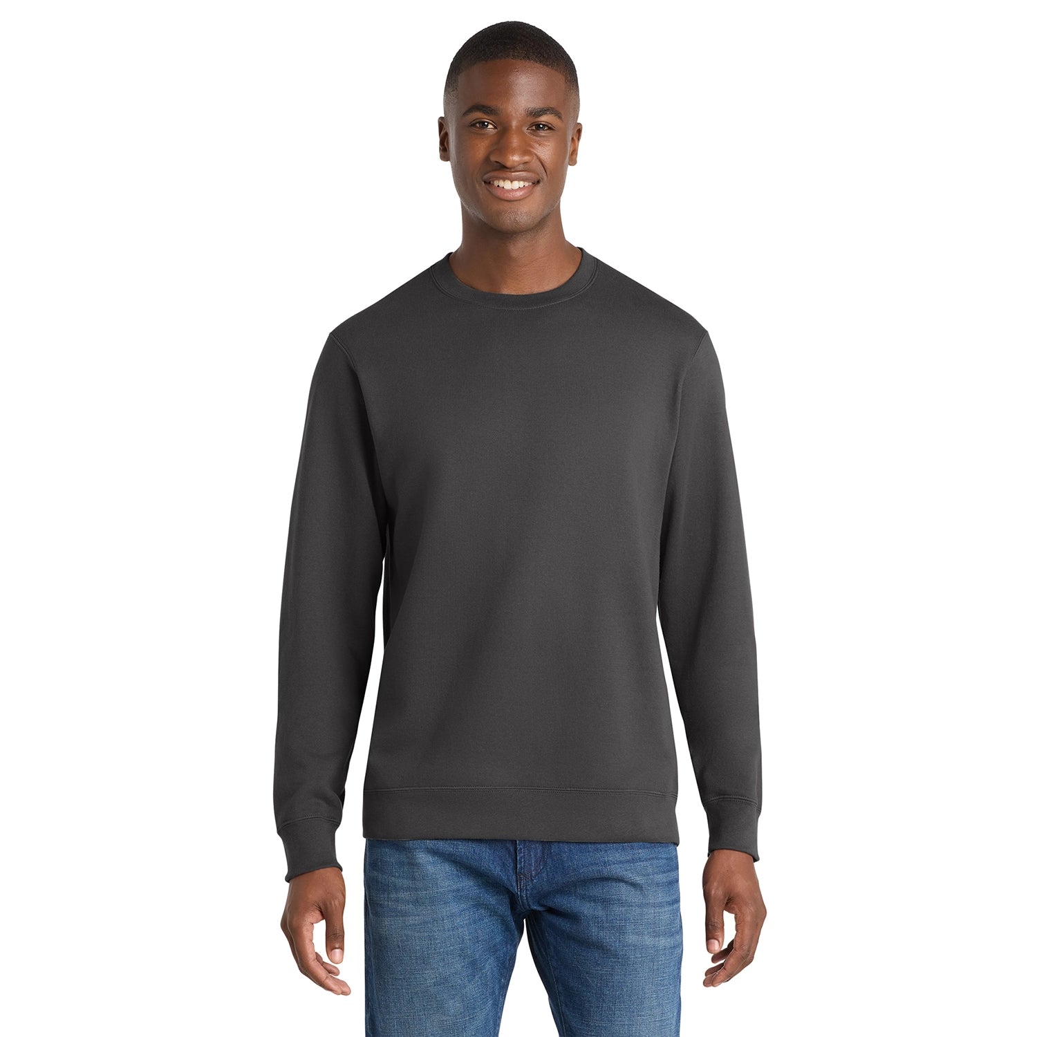 Port & Co Decorated Fan Favorite Fleece Crewneck Sweatshirt