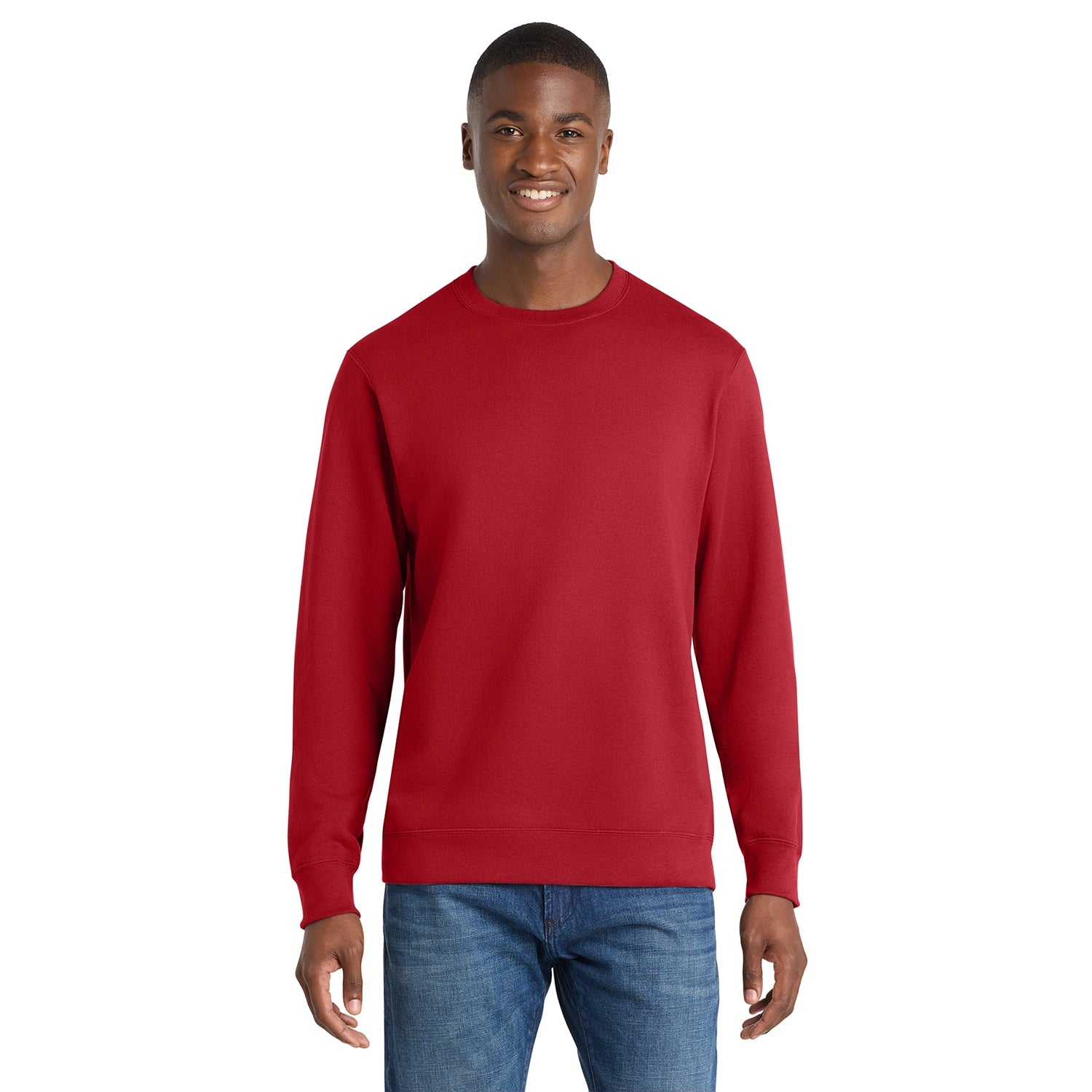 Port & Co Decorated Fan Favorite Fleece Crewneck Sweatshirt