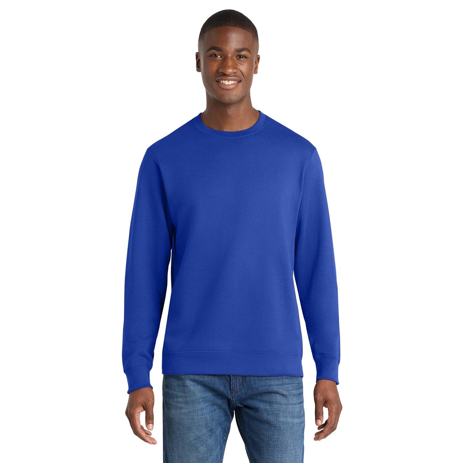 Port & Co Decorated Fan Favorite Fleece Crewneck Sweatshirt