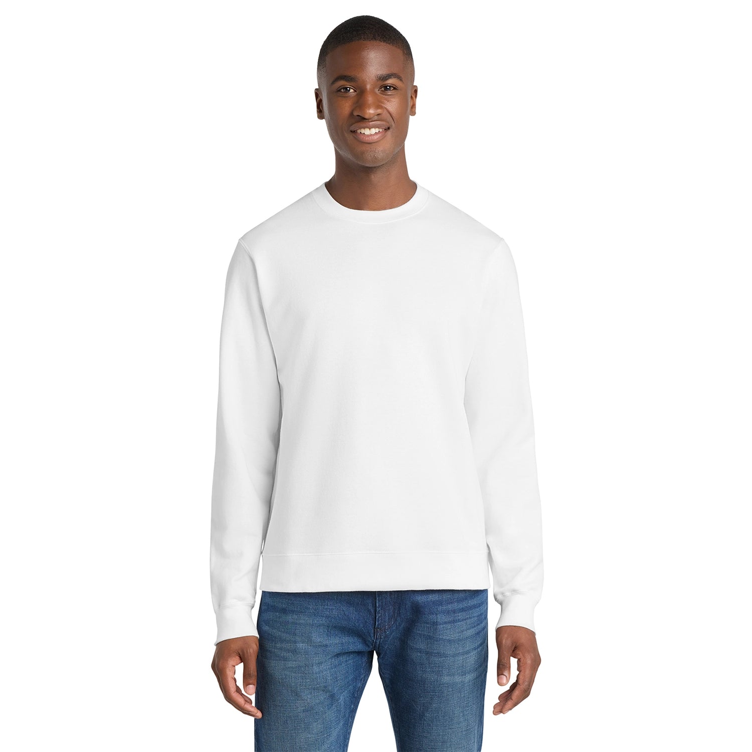 Port & Co Decorated Fan Favorite Fleece Crewneck Sweatshirt