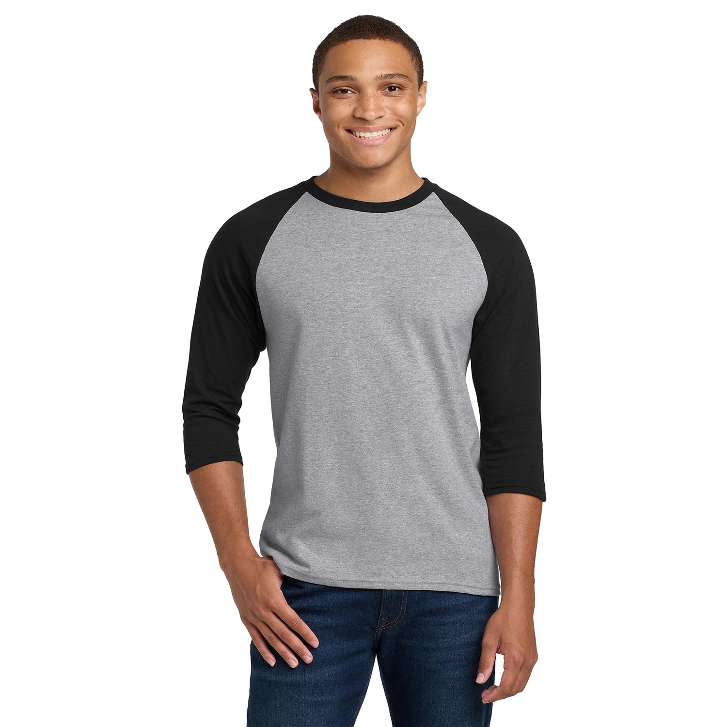 Gildan Decorated Heavy Cotton 3/4Sleeve Raglan TShirt