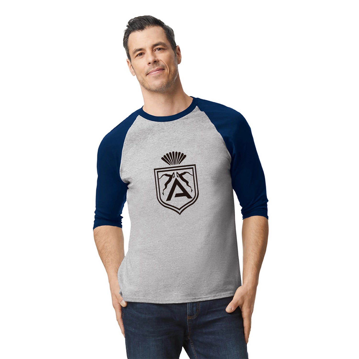 Gildan Decorated Heavy Cotton 3/4Sleeve Raglan TShirt