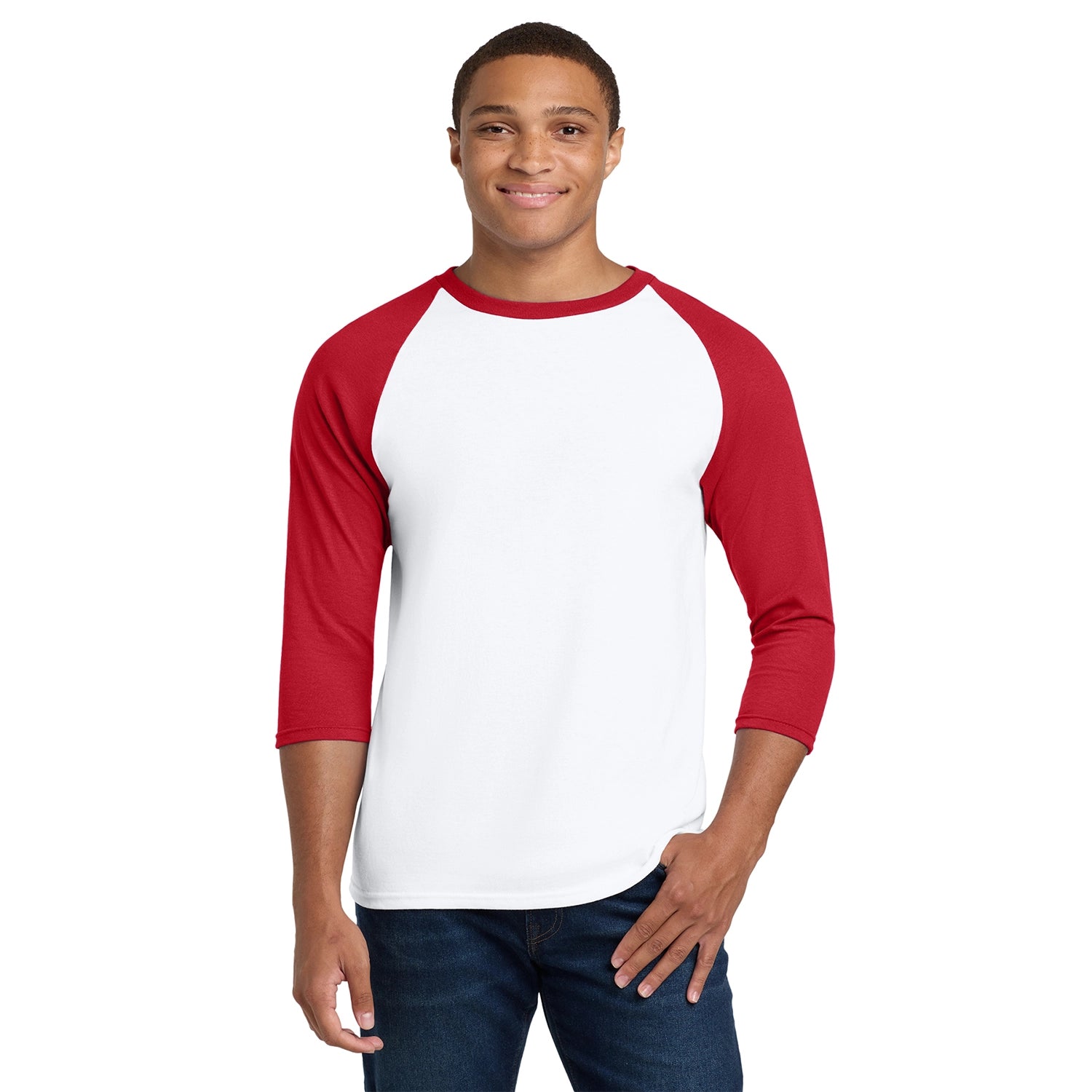 Gildan Decorated Heavy Cotton 3/4Sleeve Raglan TShirt