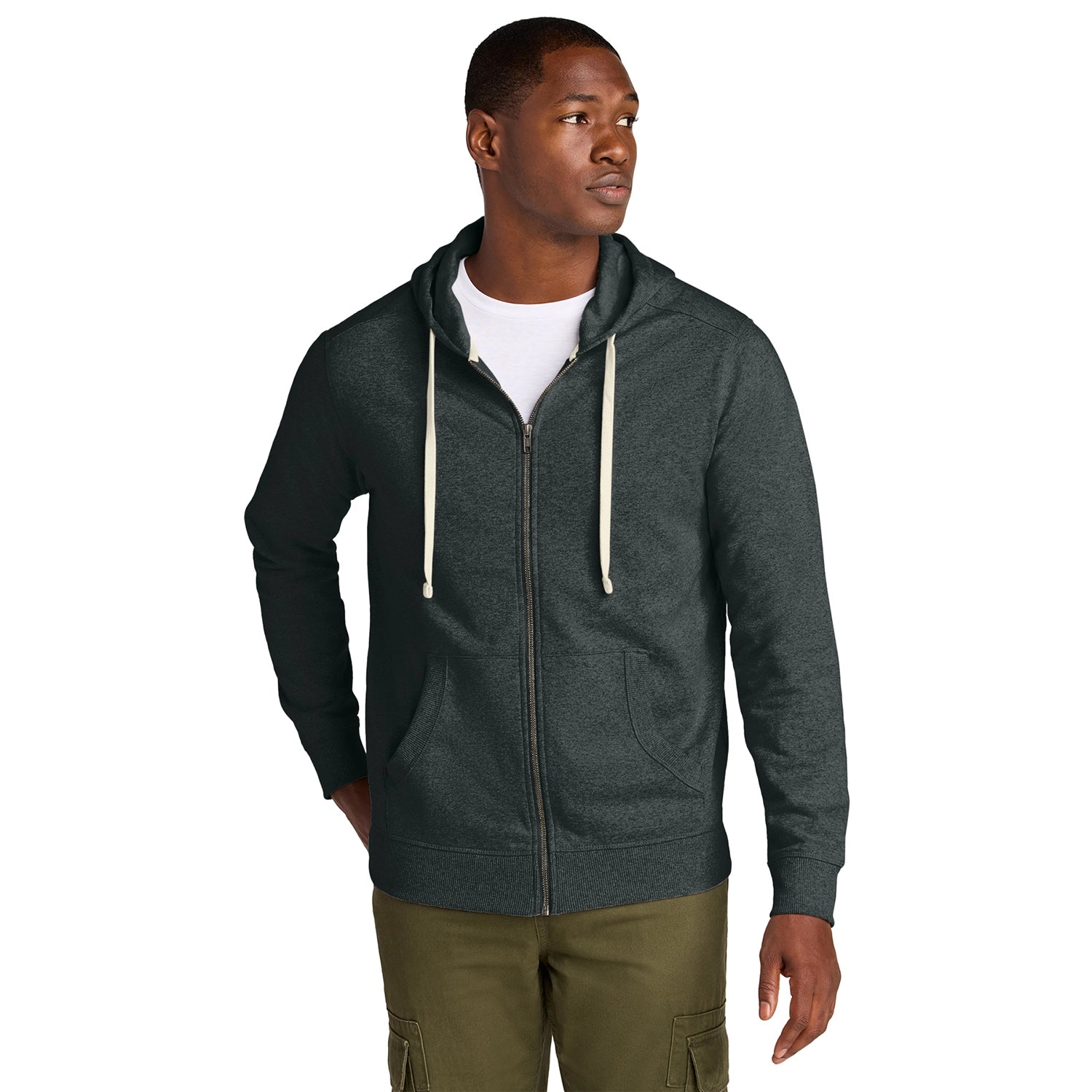 District Decorated ReFleece FullZip Hoodie