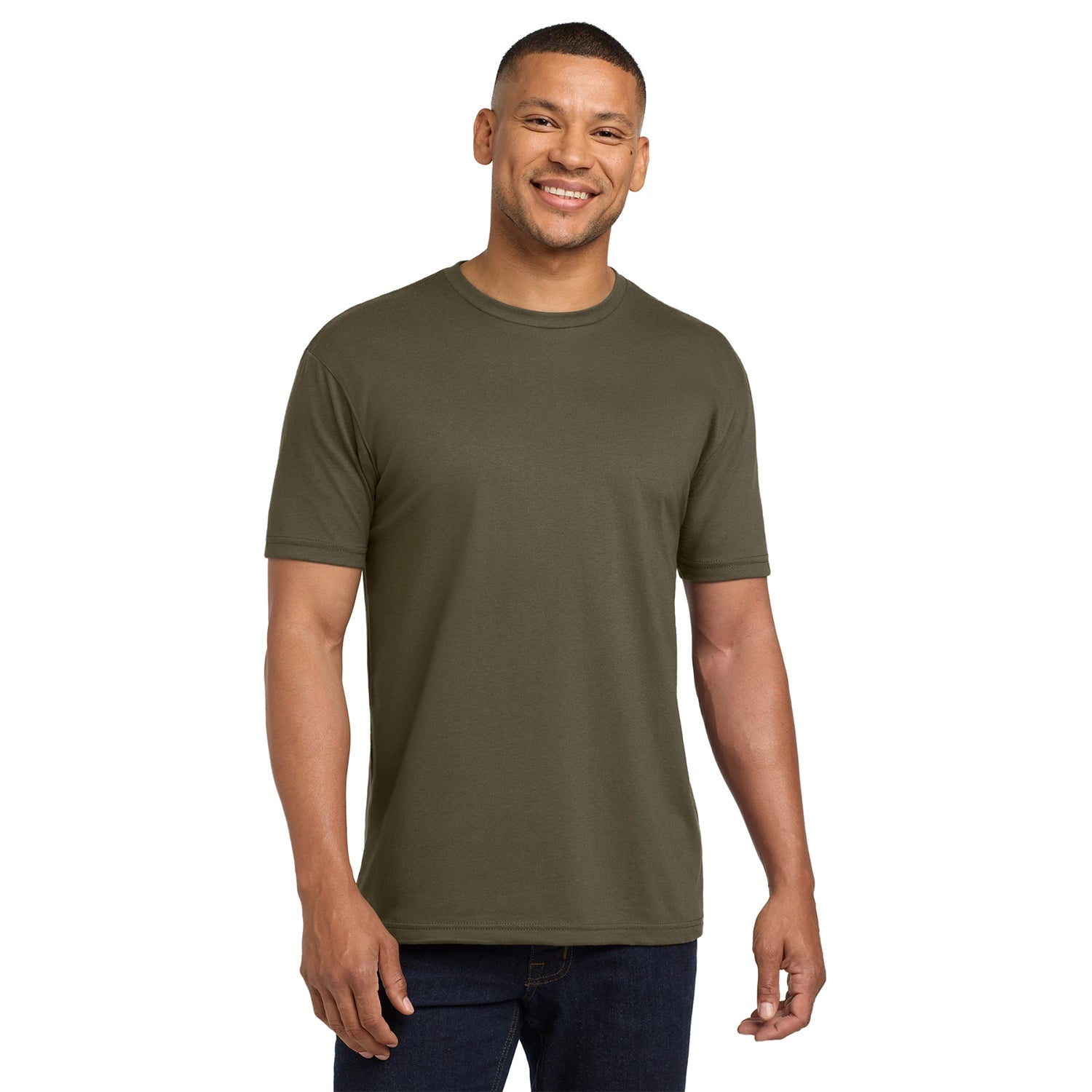 Next Level Apparel Decorated Adult CVC Sueded Tee