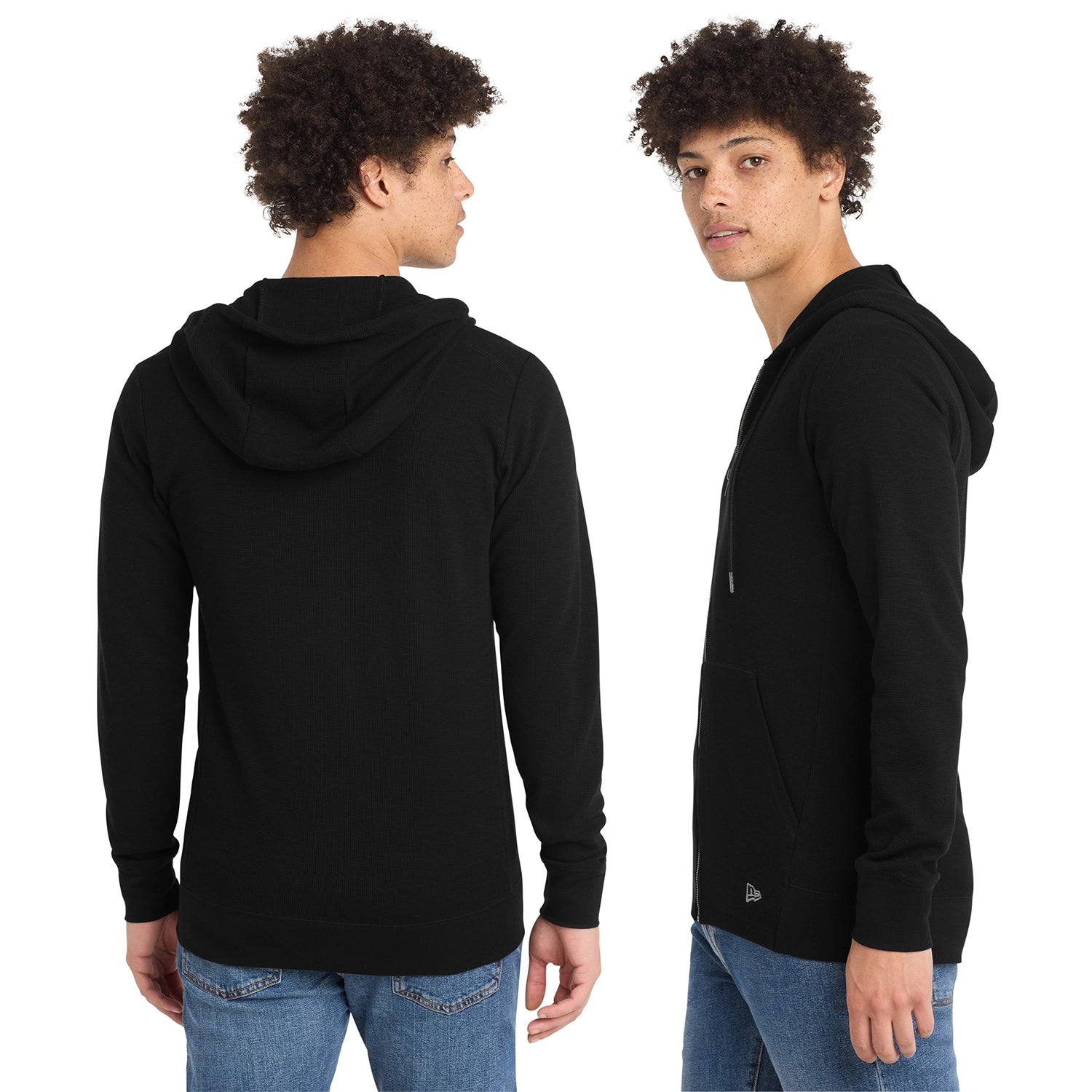 New Era Decorated Thermal FullZip Hoodie