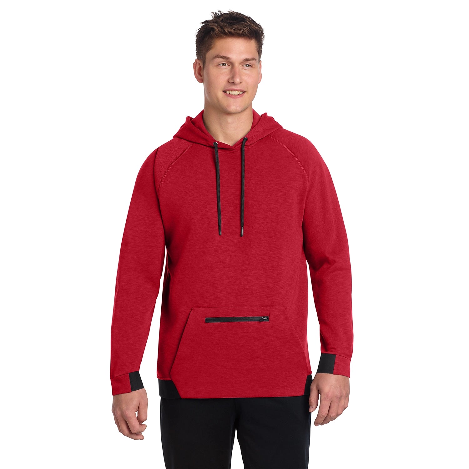 SportTek Decorated PosiCharge Strive Hooded Pullover