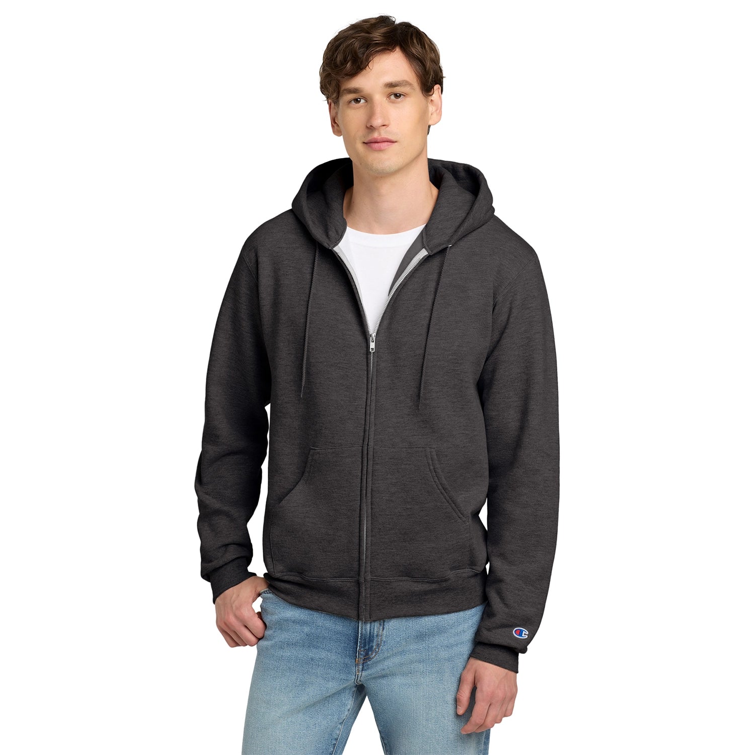 Champion Decorated Powerblend FullZip Hoodie