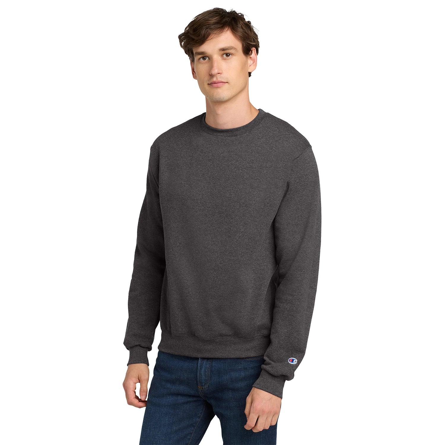 Champion Decorated Powerblend Crewneck Sweatshirt