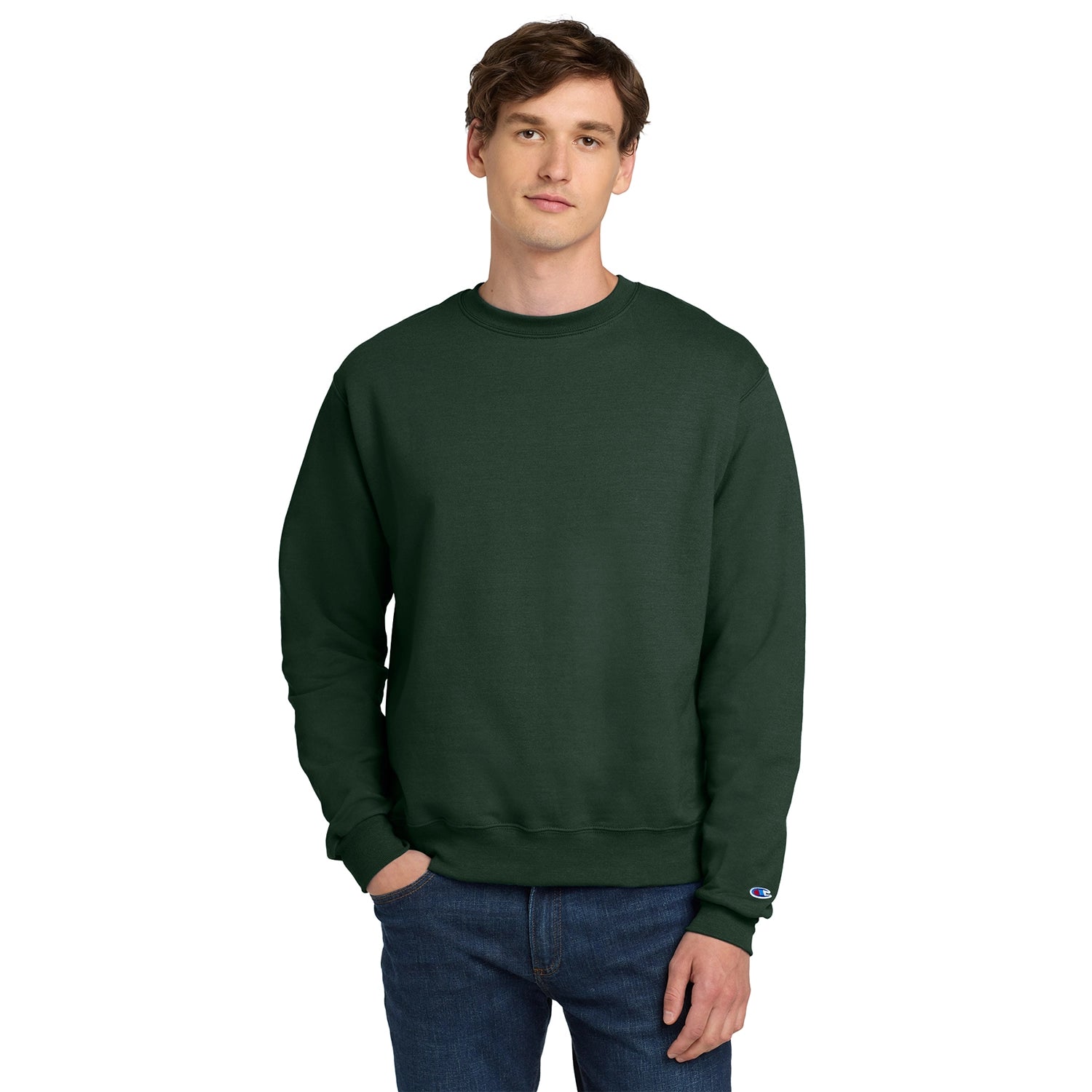 Champion Decorated Powerblend Crewneck Sweatshirt