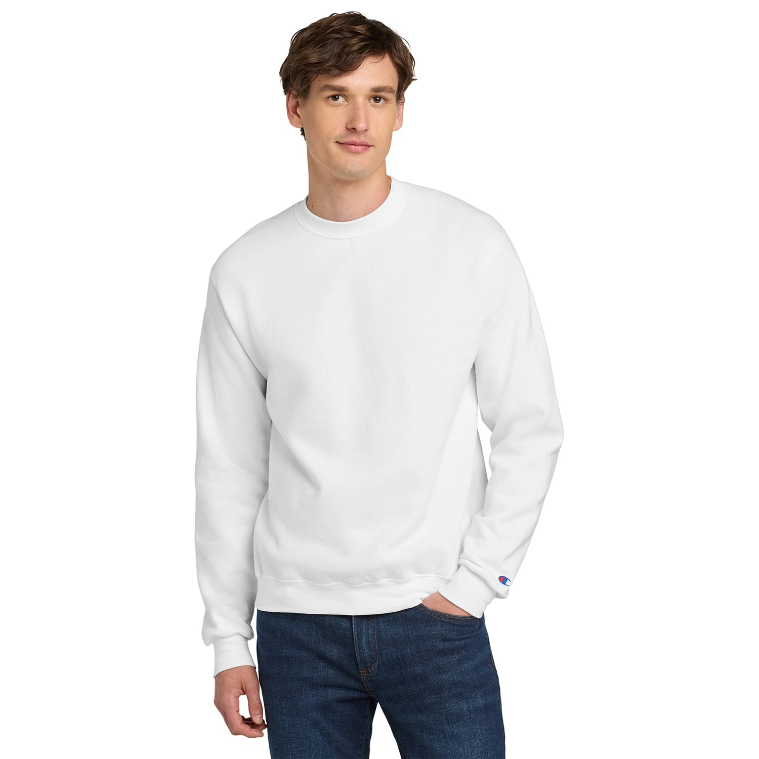 Champion Decorated Powerblend Crewneck Sweatshirt