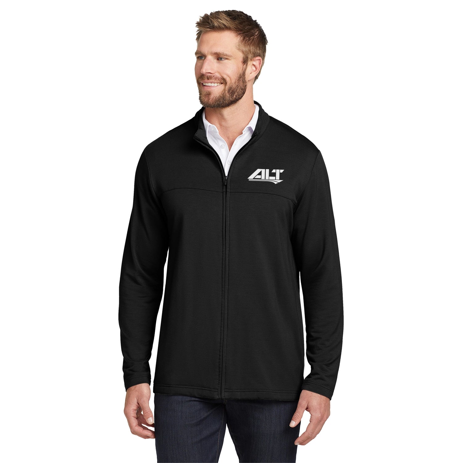 TravisMathew Newport Embroidered FullZip Fleece