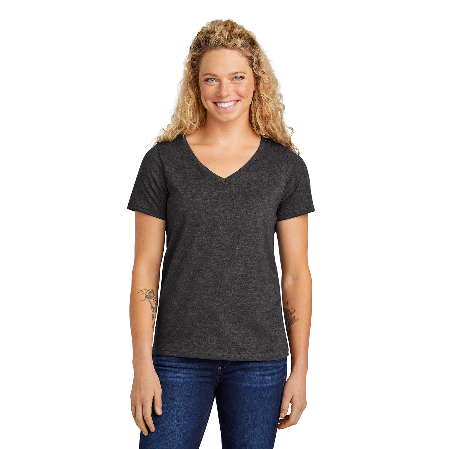 Volunteer Knitwear Decorated Women’s Daily VNeck Tee