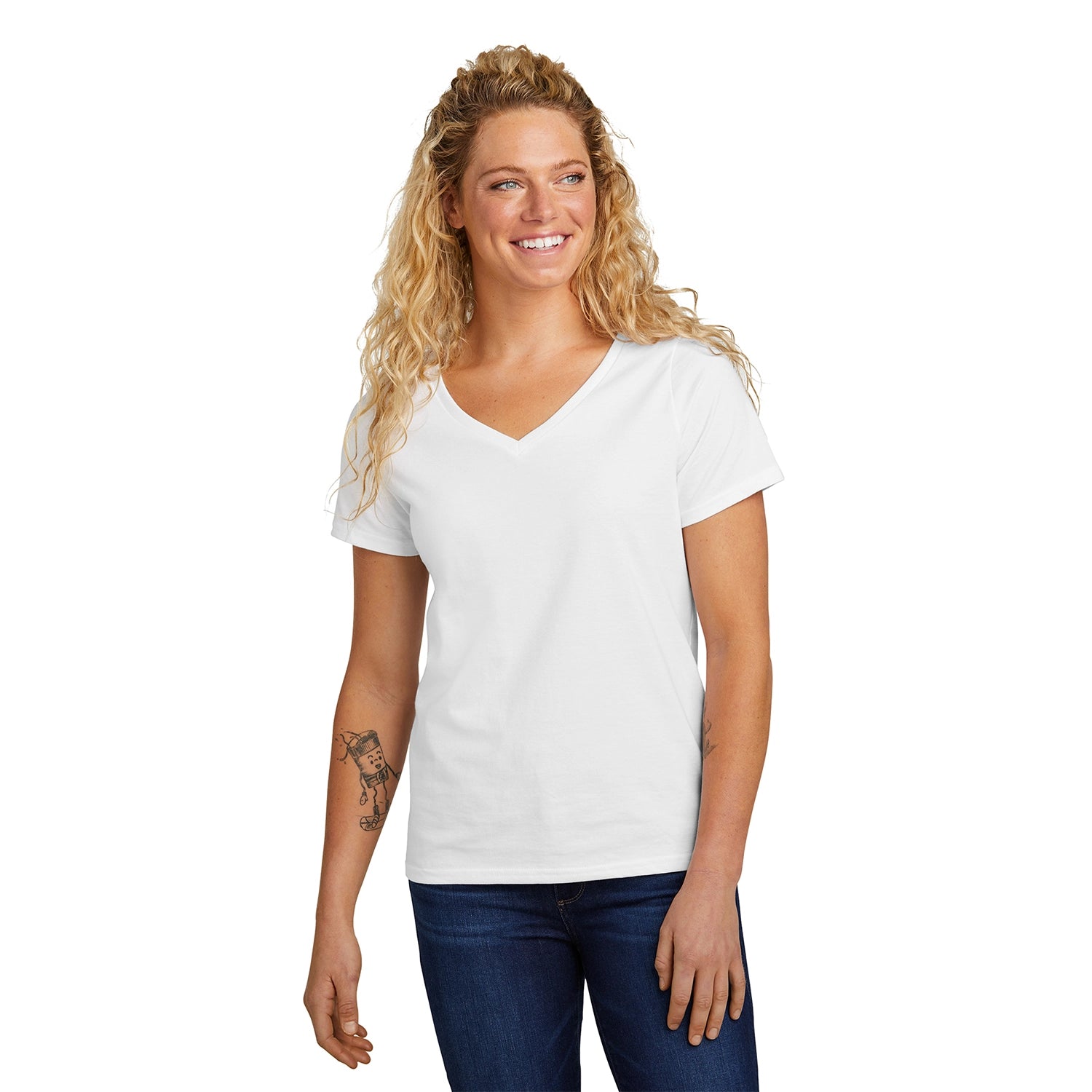 Volunteer Knitwear Decorated Women’s Daily VNeck Tee