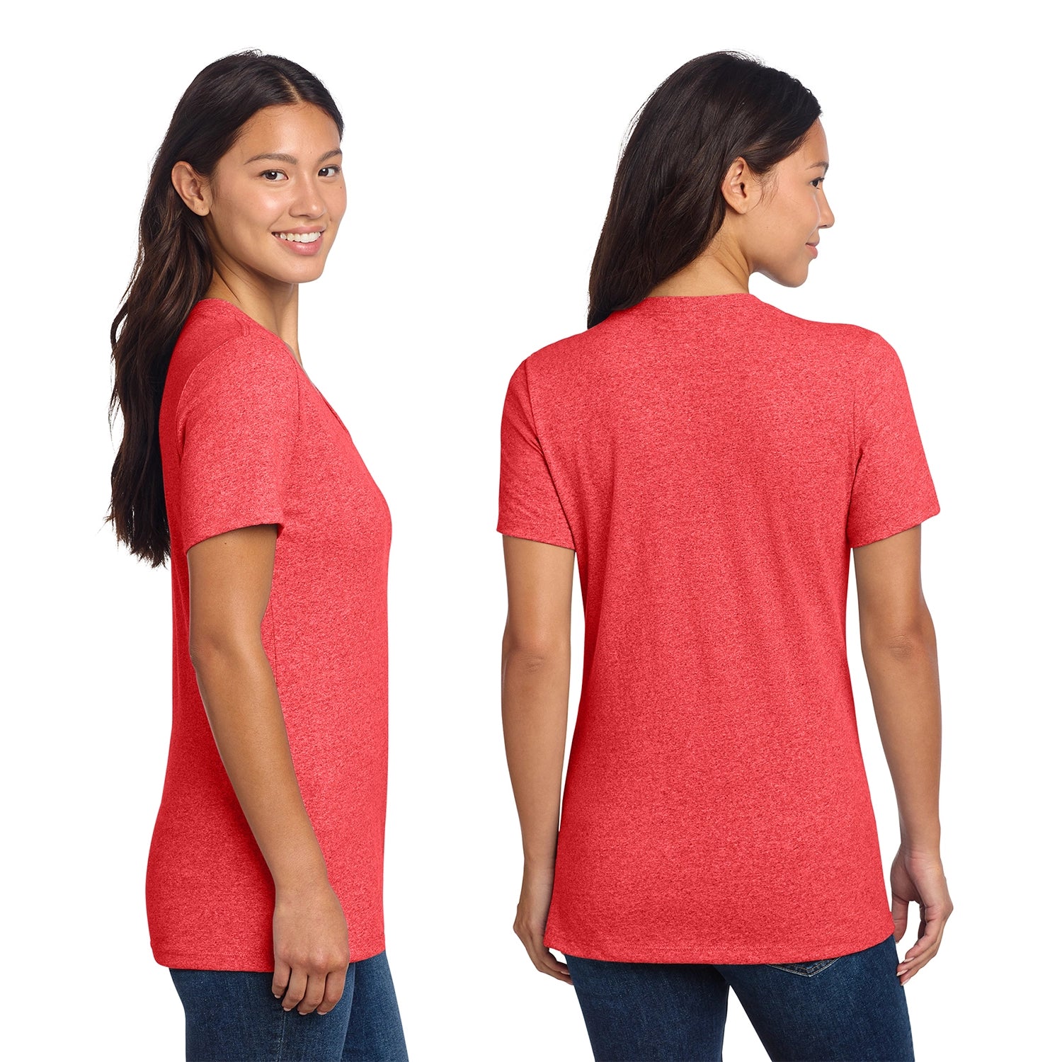 Allmade Decorated Women’s Recycled Blend VNeck Tee