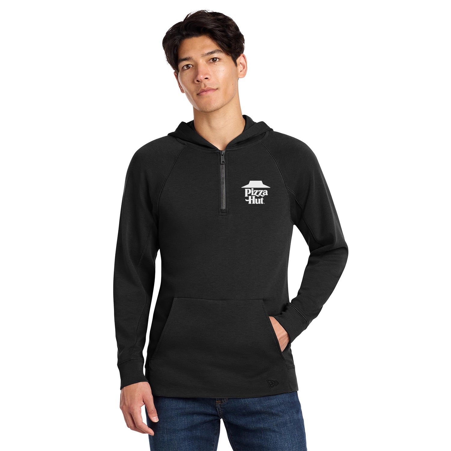 New Era STS Embroidered 1/4Zip Hoodie