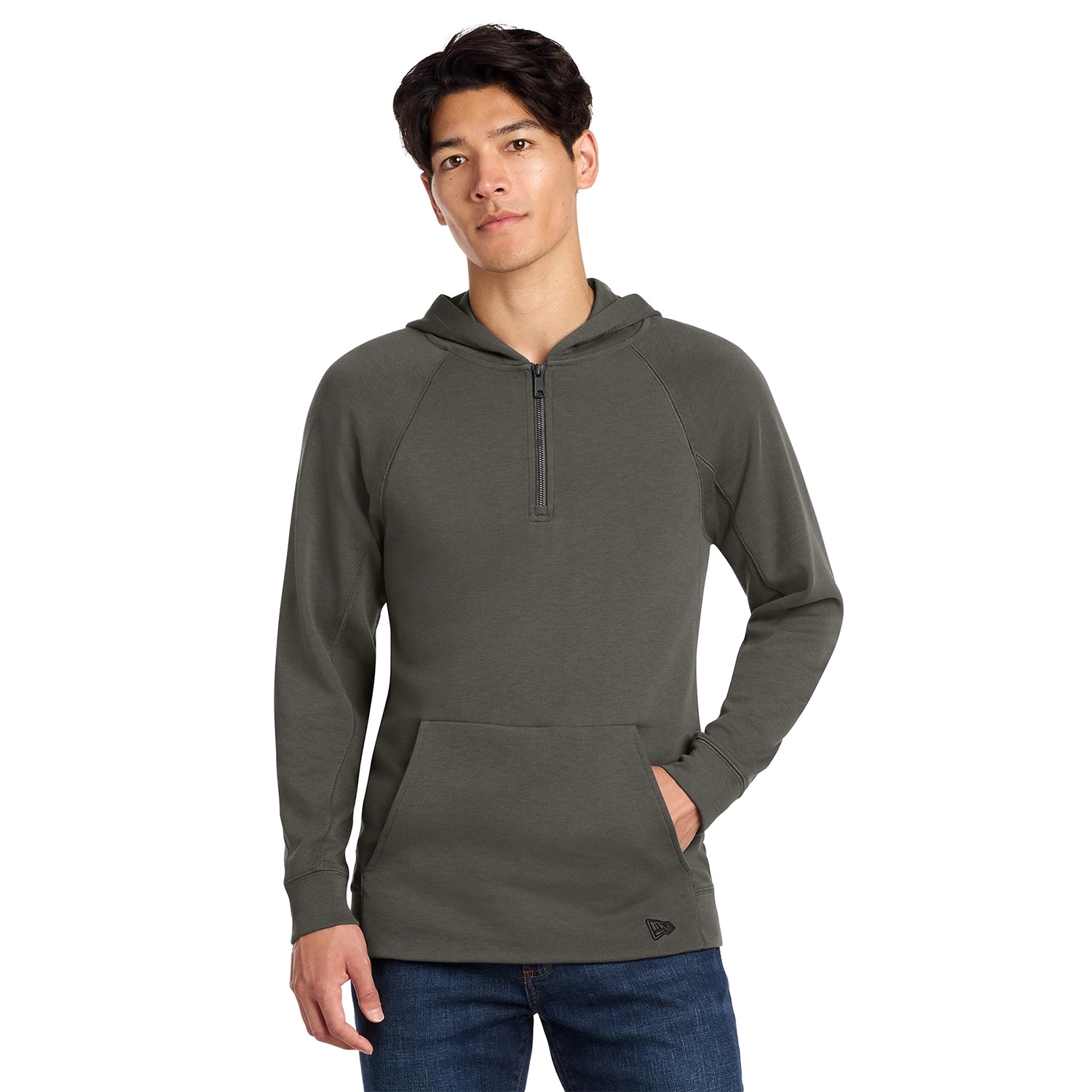 New Era STS Embroidered 1/4Zip Hoodie