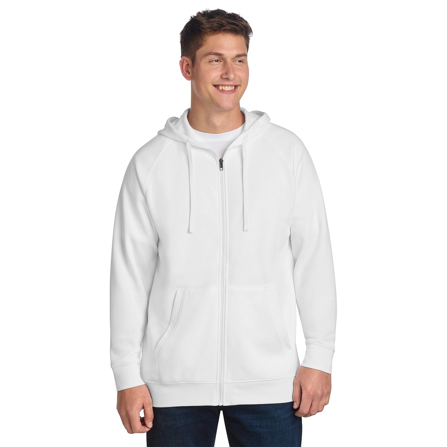 SportTek Decorated Drive Fleece Hooded FullZip