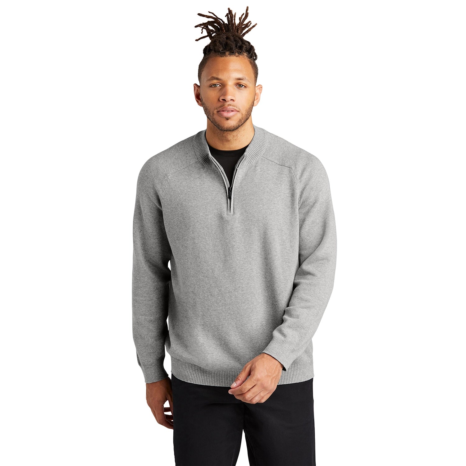 Mercer+Mettle 1/4Zip Embroidered Sweater