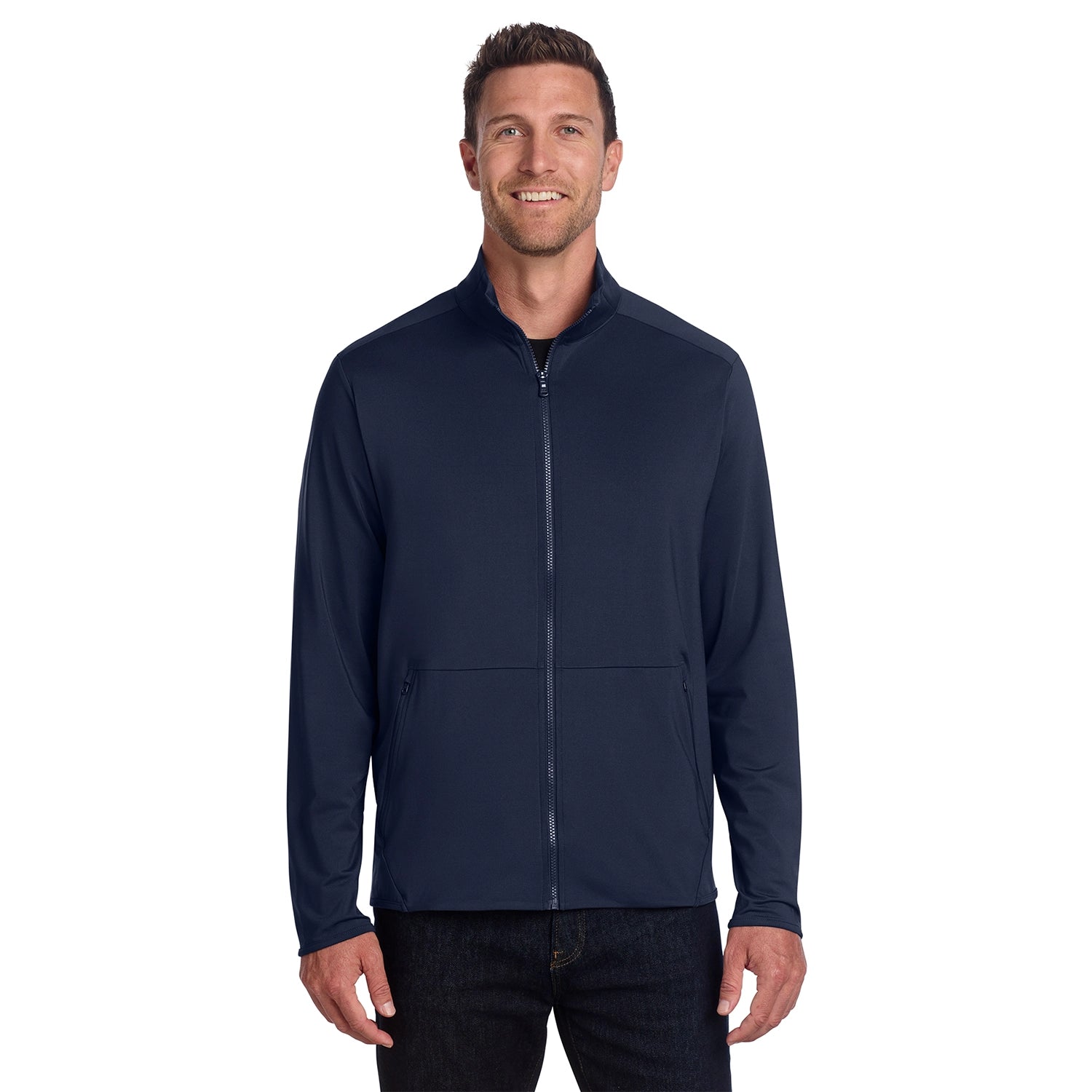 Port Authority Accord Stretch Embroidered Fleece FullZip