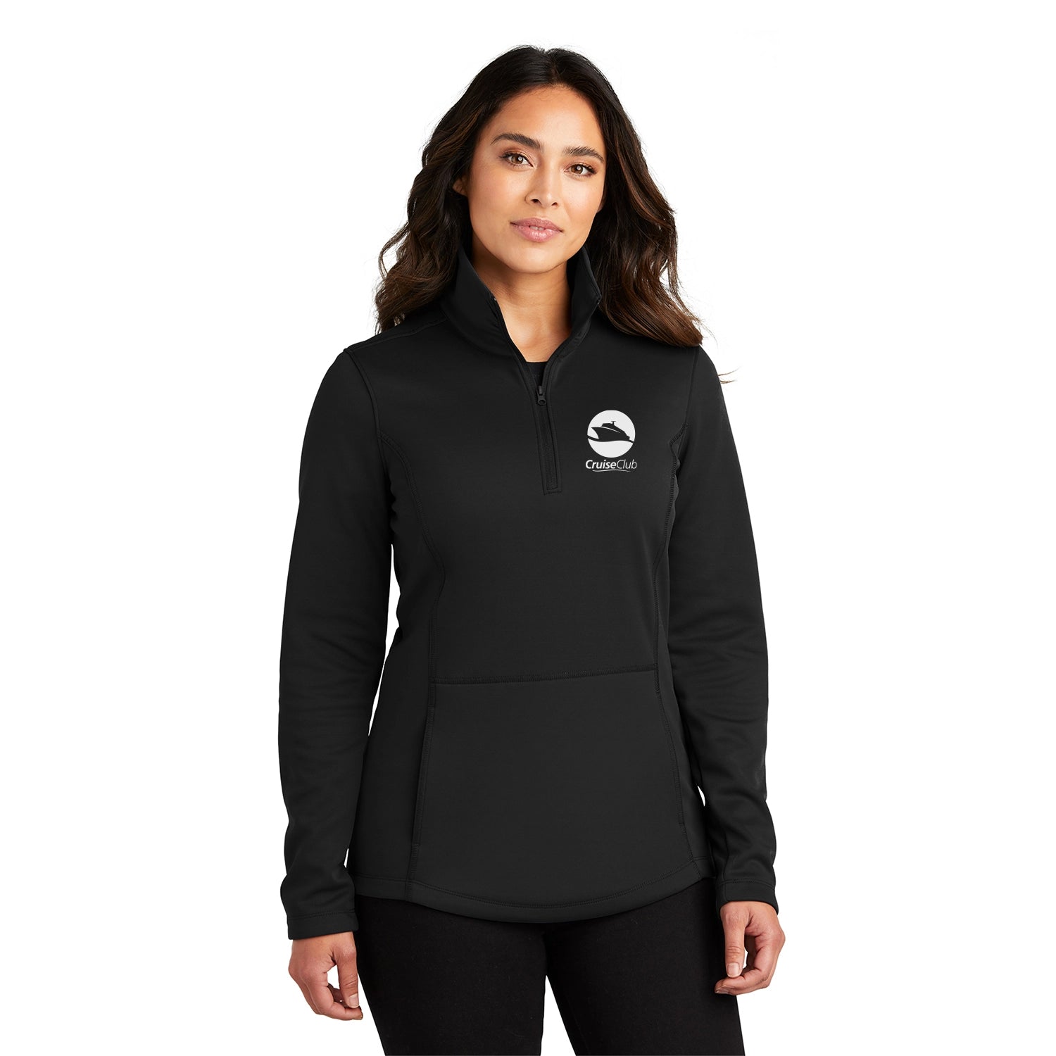 Port Authority Women's Smooth Fleece Embroidered 1/4Zip