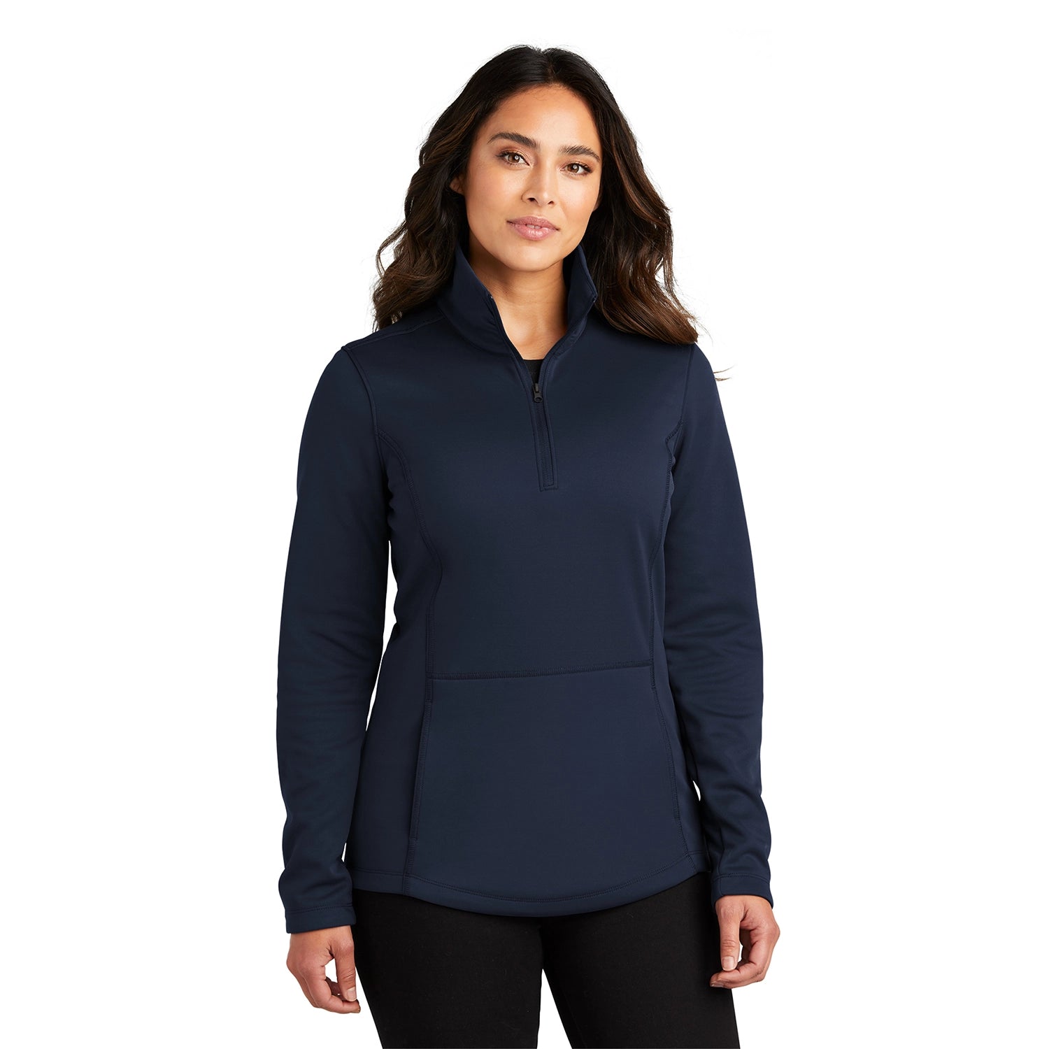 Port Authority Women's Smooth Fleece Embroidered 1/4Zip