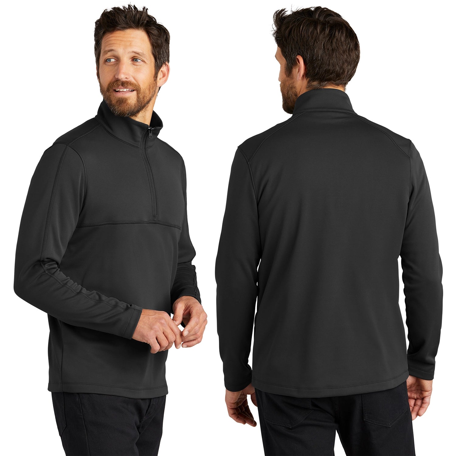 Port Authority Smooth Fleece Embroidered 1/4Zip
