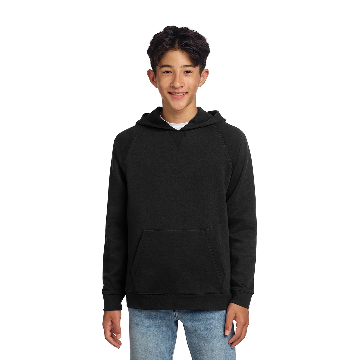 SportTek Decorated Youth Drive Fleece Pullover Hoodie