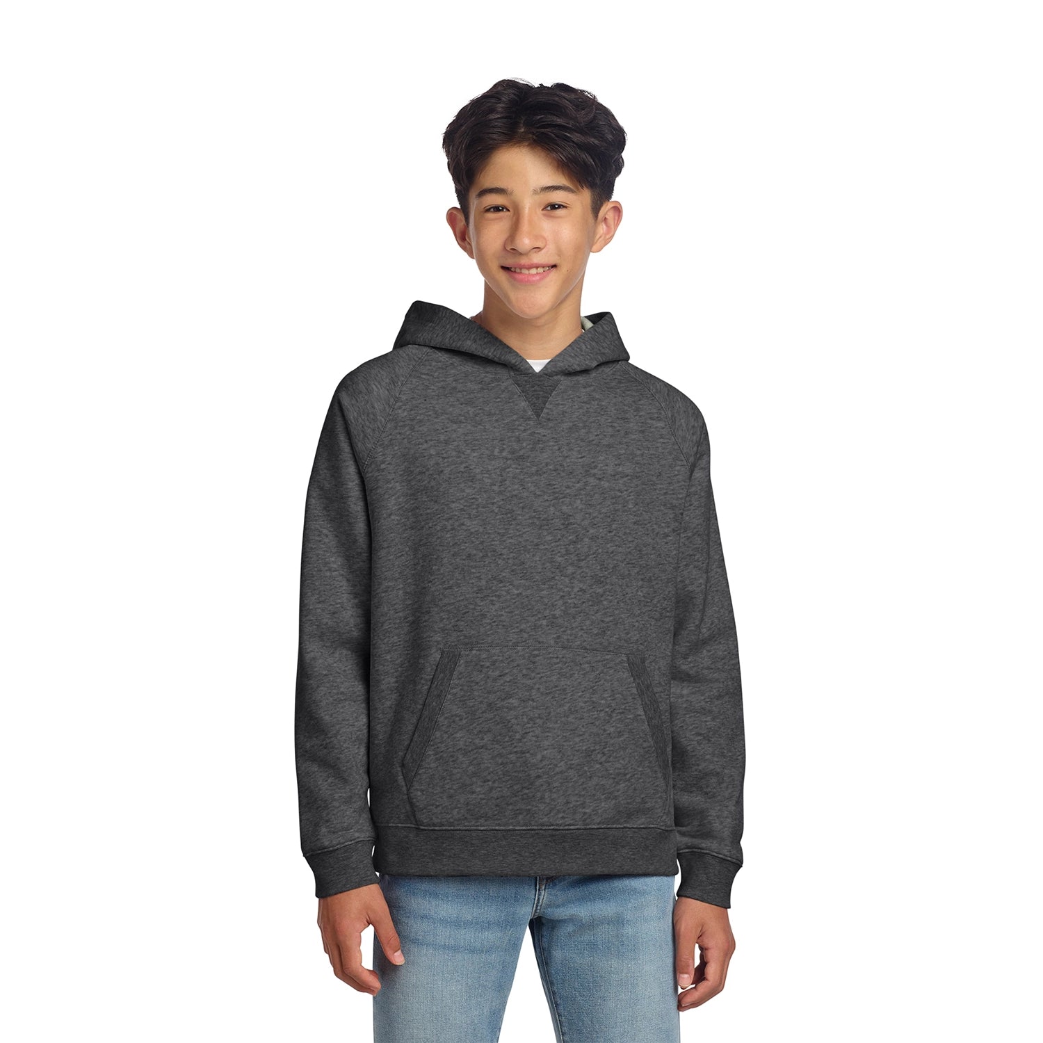 SportTek Decorated Youth Drive Fleece Pullover Hoodie