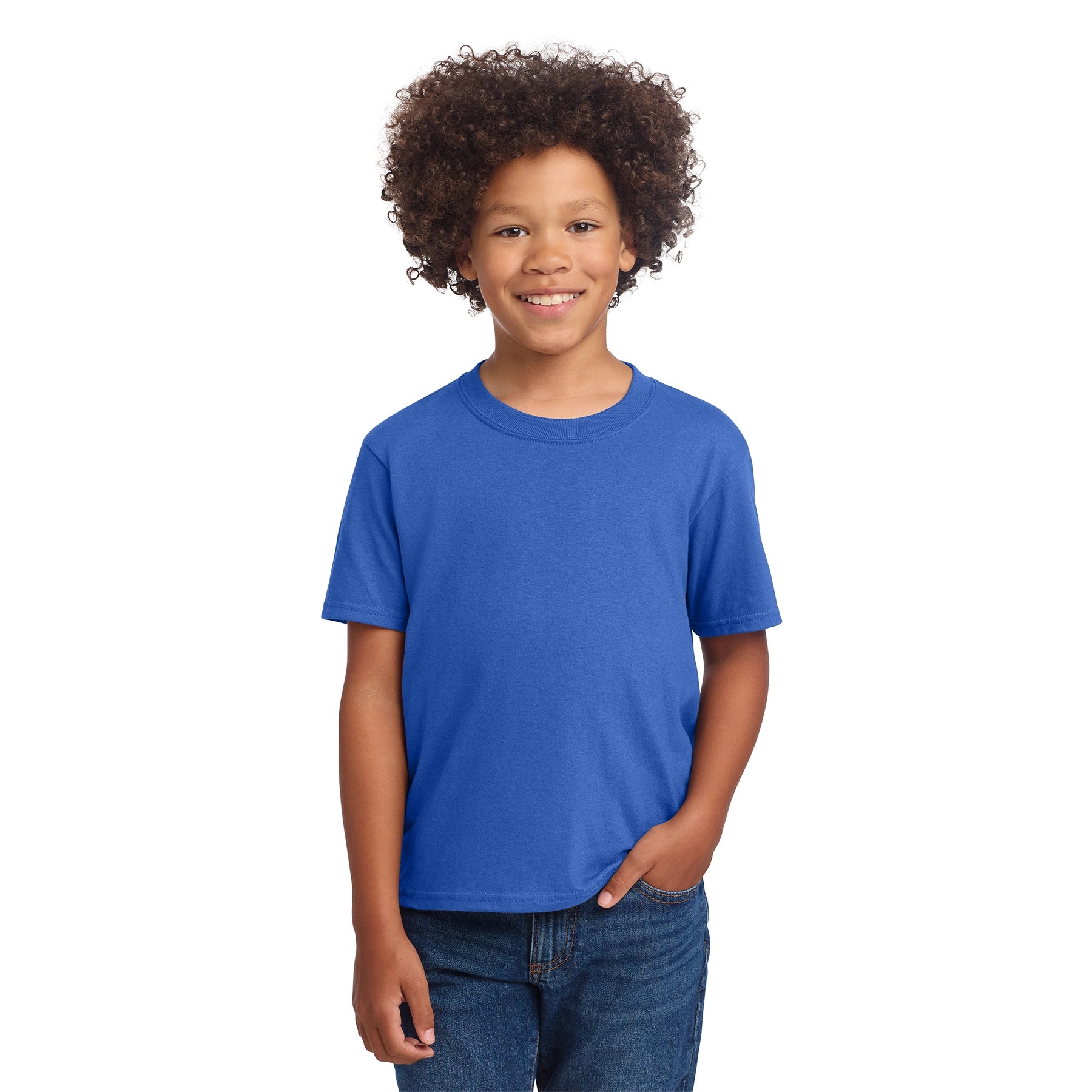 Port & Co Decorated Youth Core Cotton DTG Tee