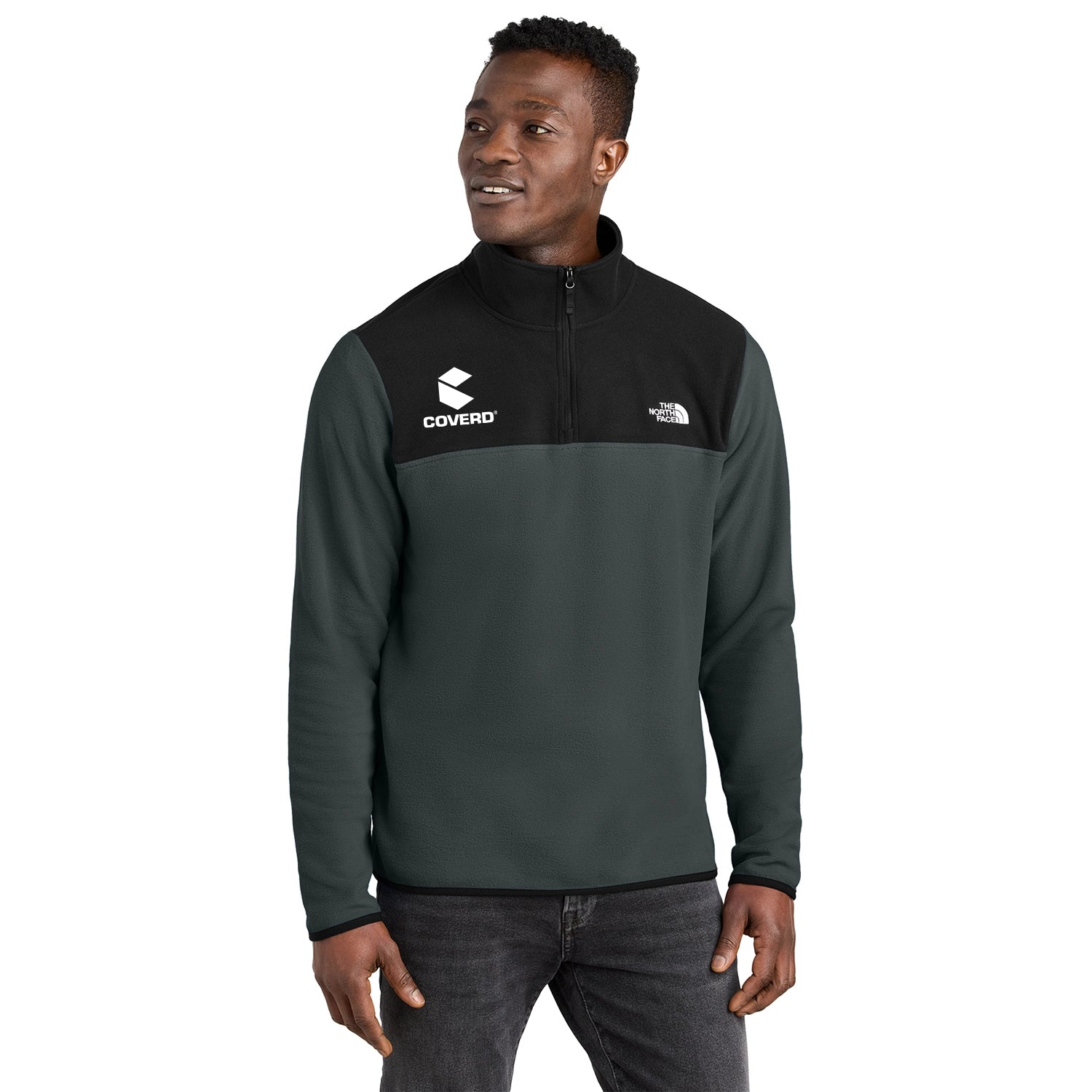 The North Face Glacier 1/4Zip Embroidered Fleece