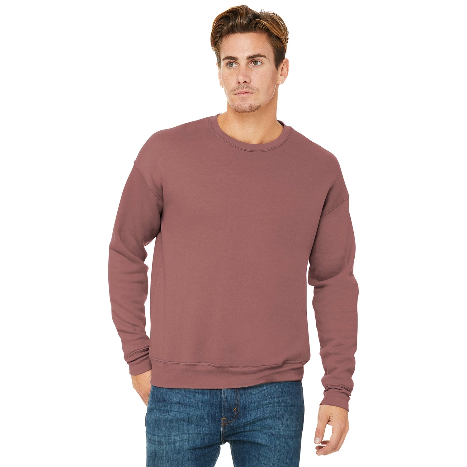 BELLA+CANVAS Decorated Unisex Sponge Fleece Drop Shoulder Sweatshirt