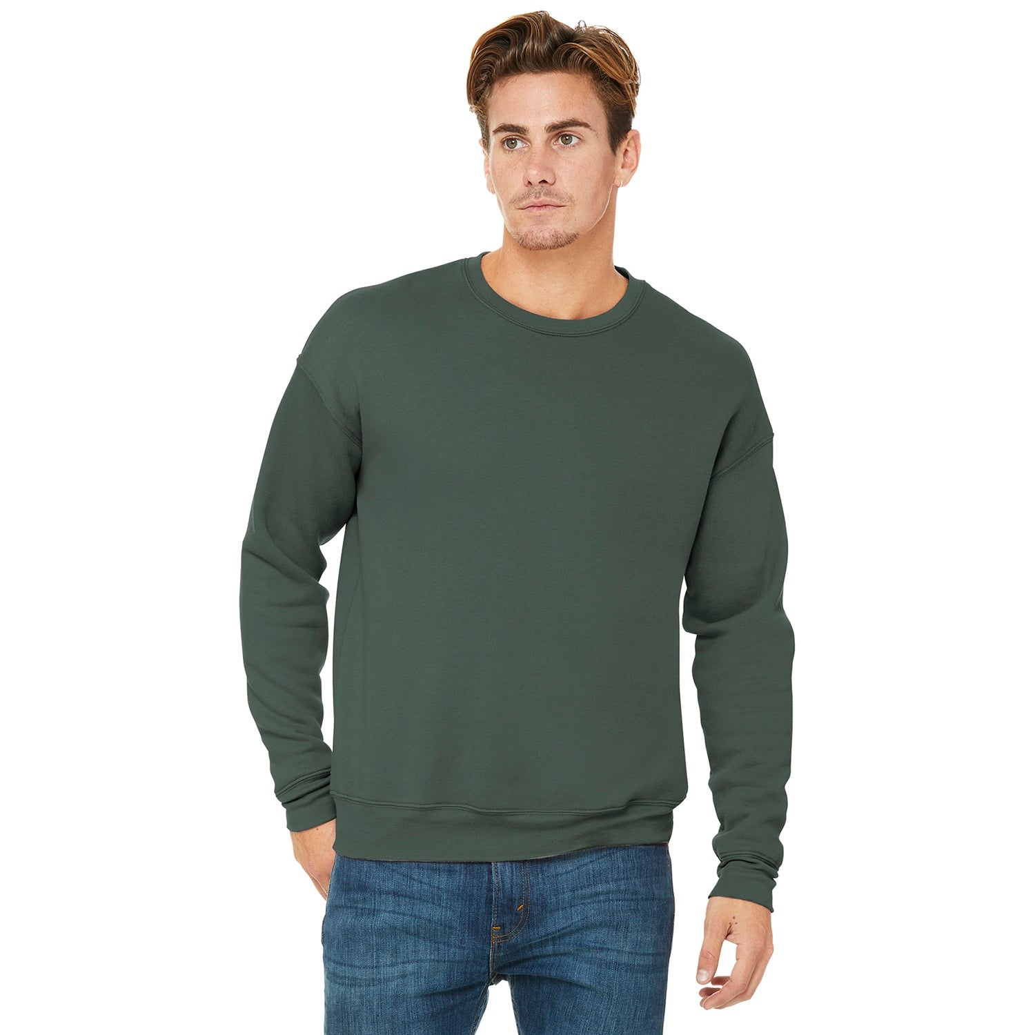 BELLA+CANVAS Decorated Unisex Sponge Fleece Drop Shoulder Sweatshirt