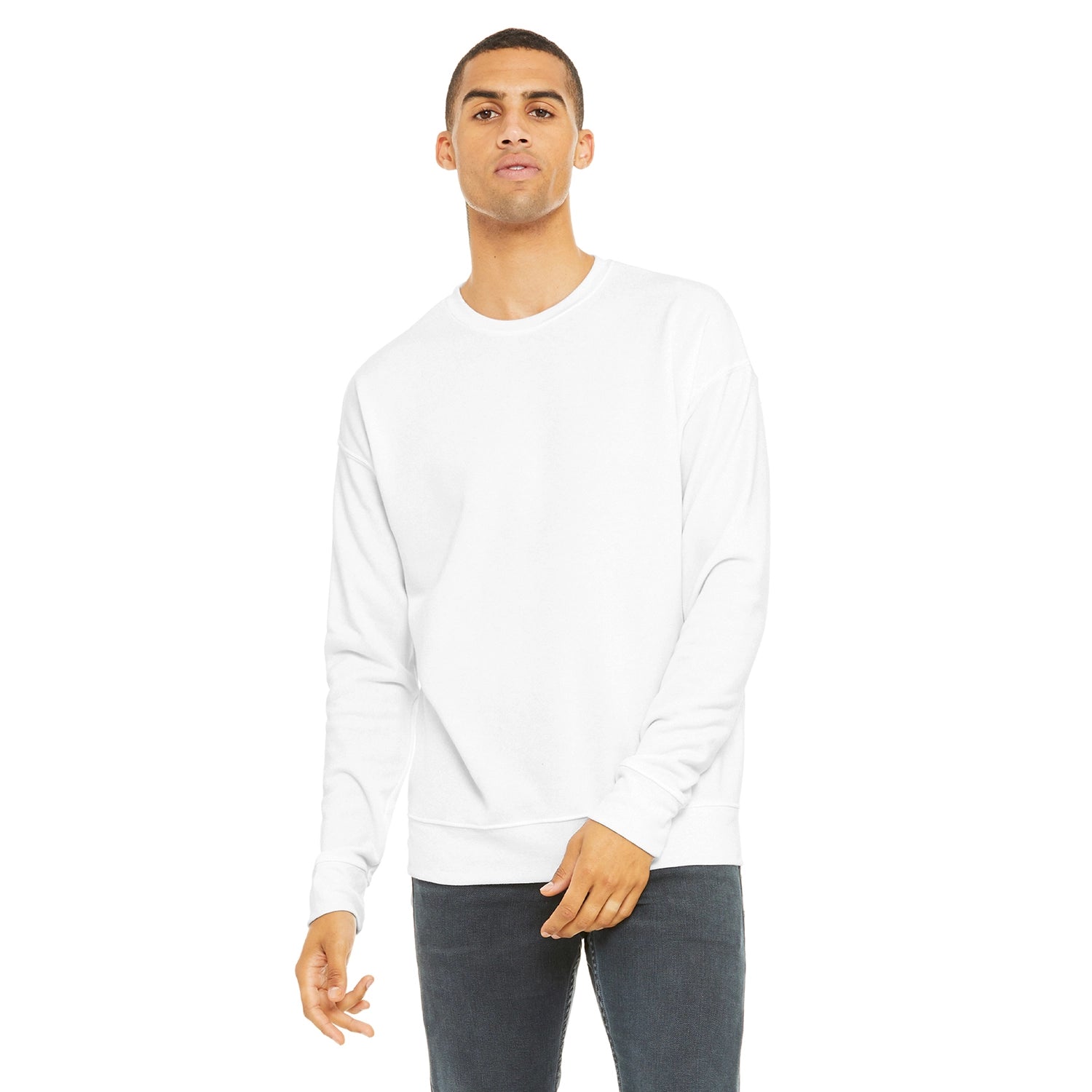 BELLA+CANVAS Decorated Unisex Sponge Fleece Drop Shoulder Sweatshirt