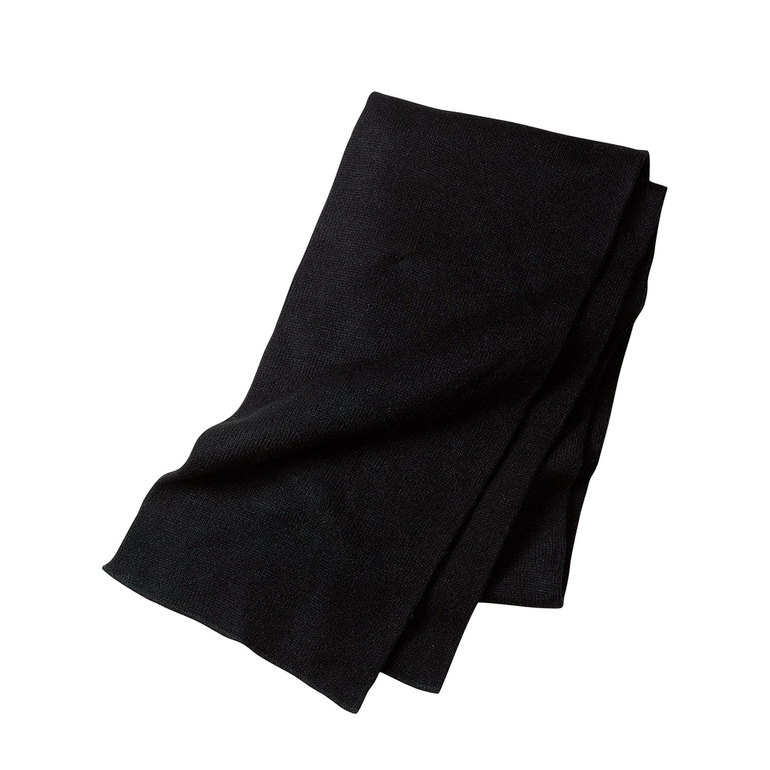 Port & Company - Knitted Scarf Embroidered - Black (PMS BLACK C)