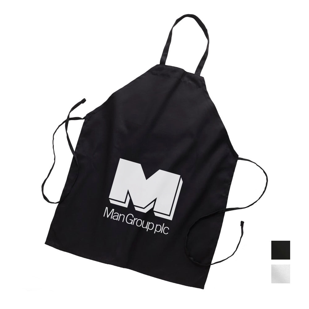 Central Wide Bib Apron Decorated