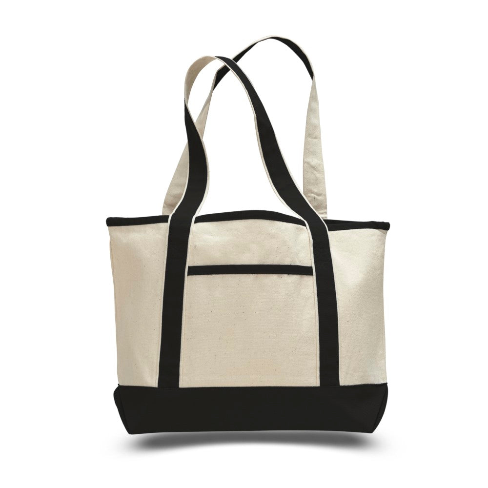 Small Canvas Deluxe Tote Bag Decorated