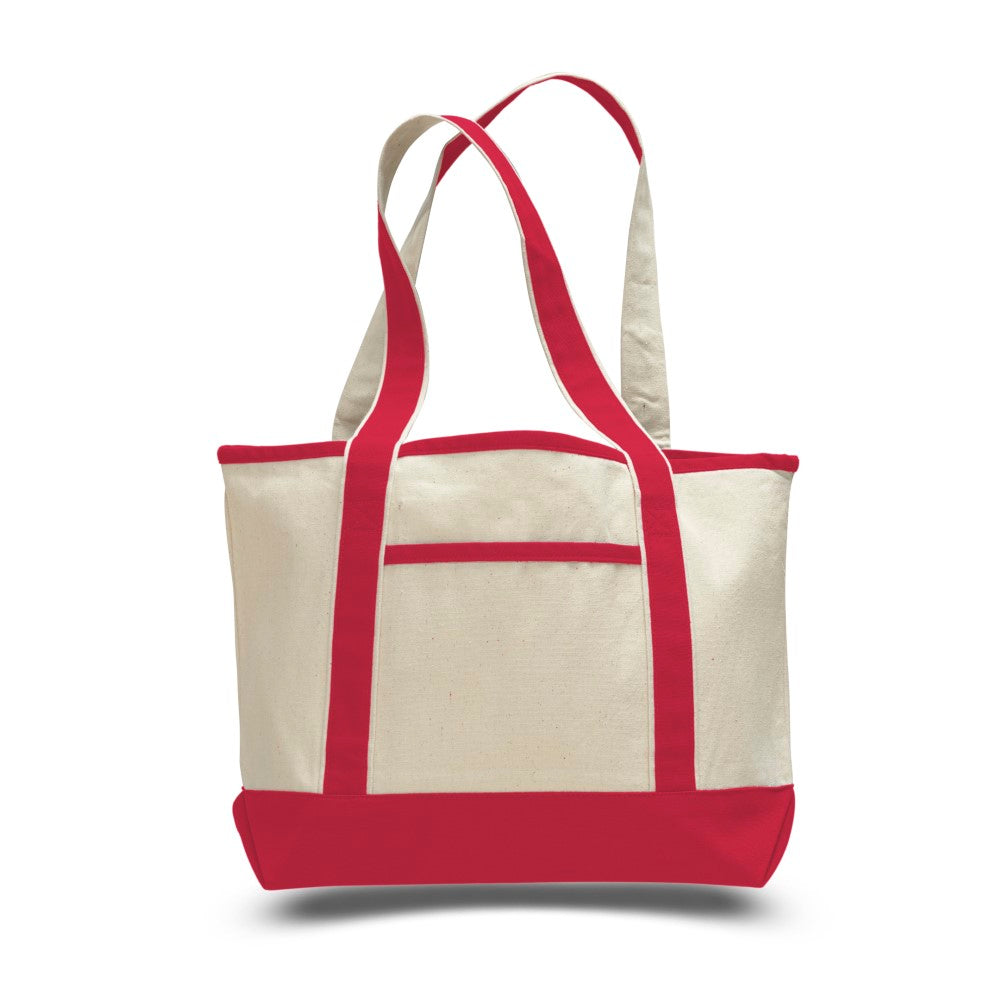 Small Canvas Deluxe Tote Bag Decorated