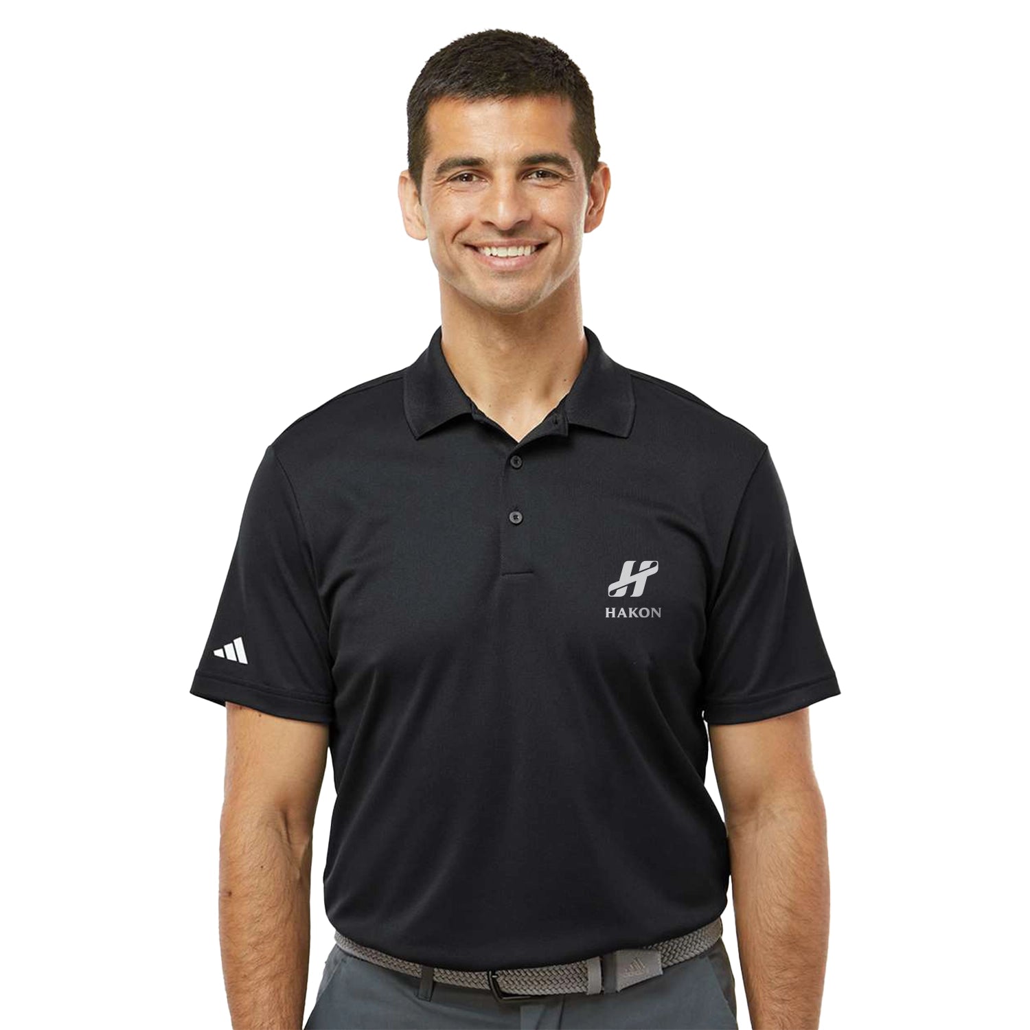 Adidas Adidas Basic Sport Embroidered Polo - Black