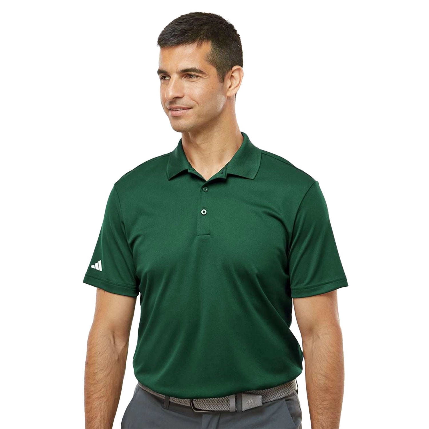 Adidas Adidas Basic Sport Embroidered Polo - Collegiate Green